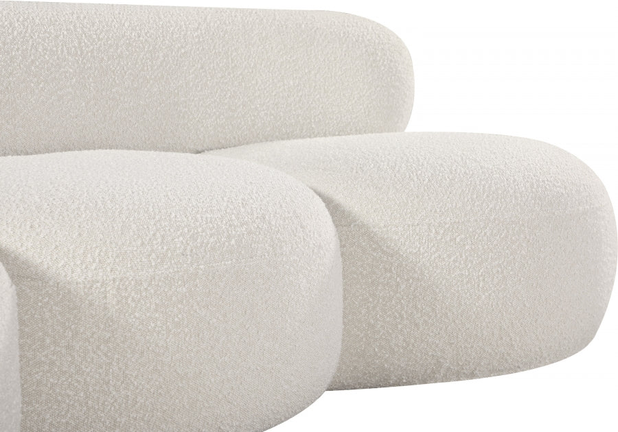 Venti Boucle Fabric Sofa - Image 8