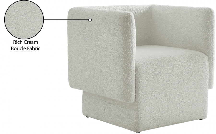 Vera Boucle Fabric Upholstered Accent Chair - Image 21
