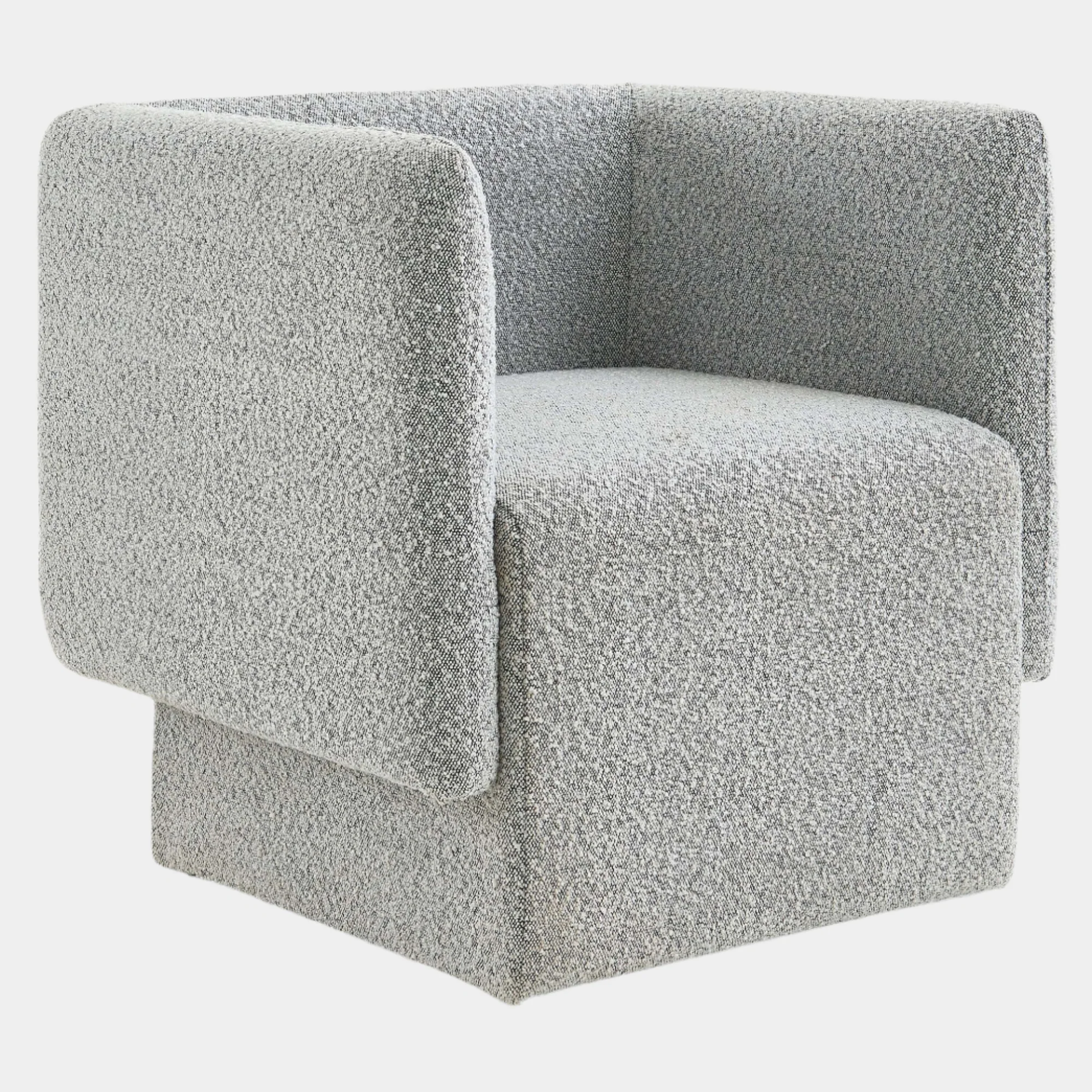 Vera Boucle Fabric Upholstered Accent Chair - Image 8
