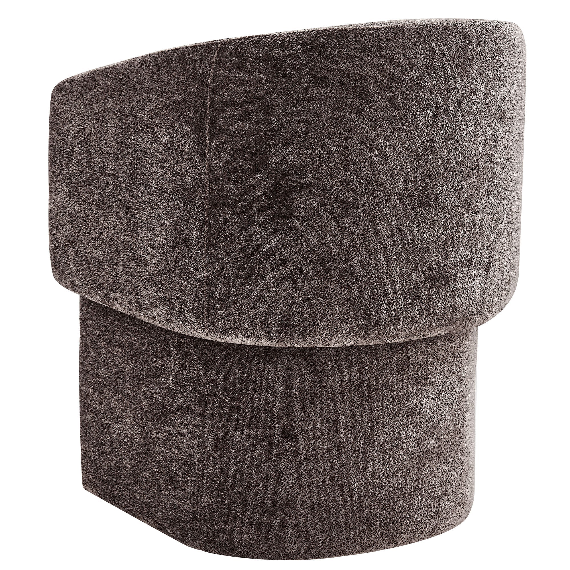 Verity Barrel Back Chenille Dining Armchair - Image 26