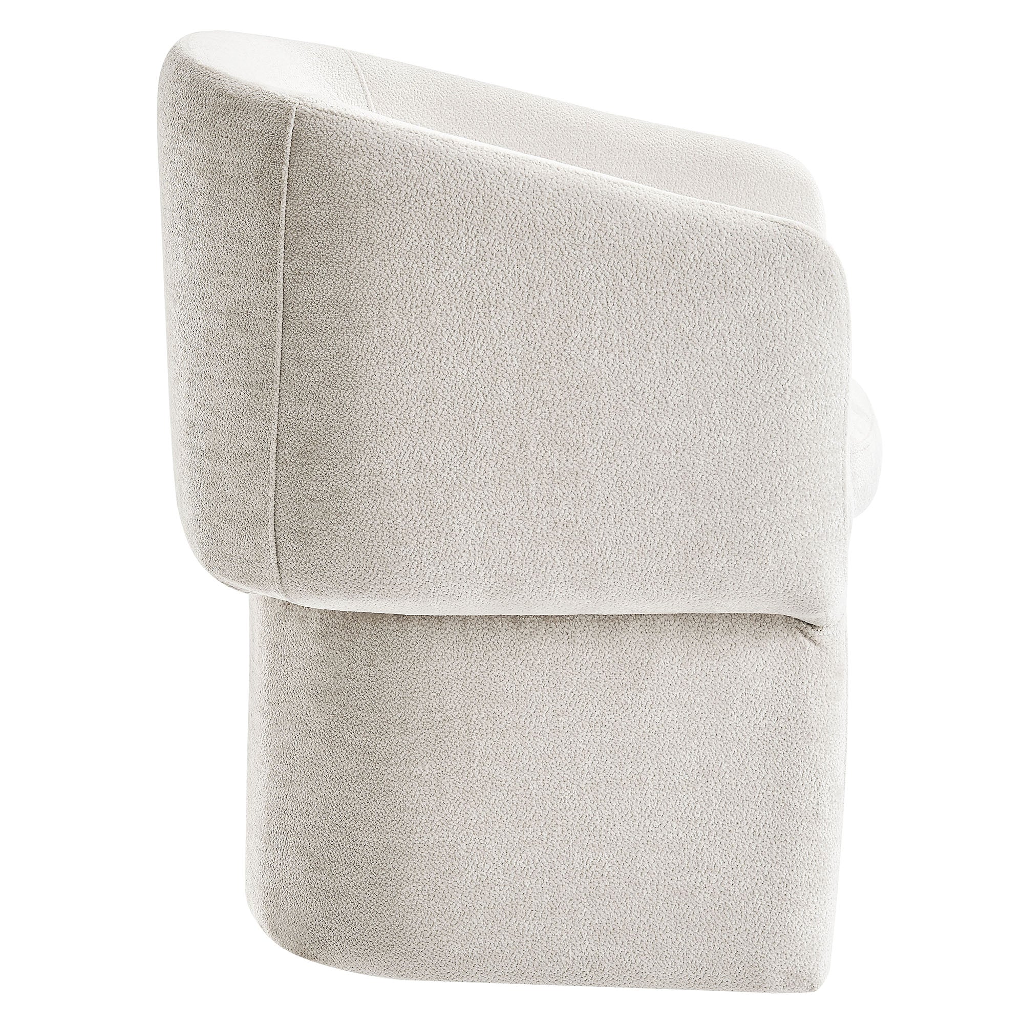 Verity Barrel Back Chenille Dining Armchair - Image 45