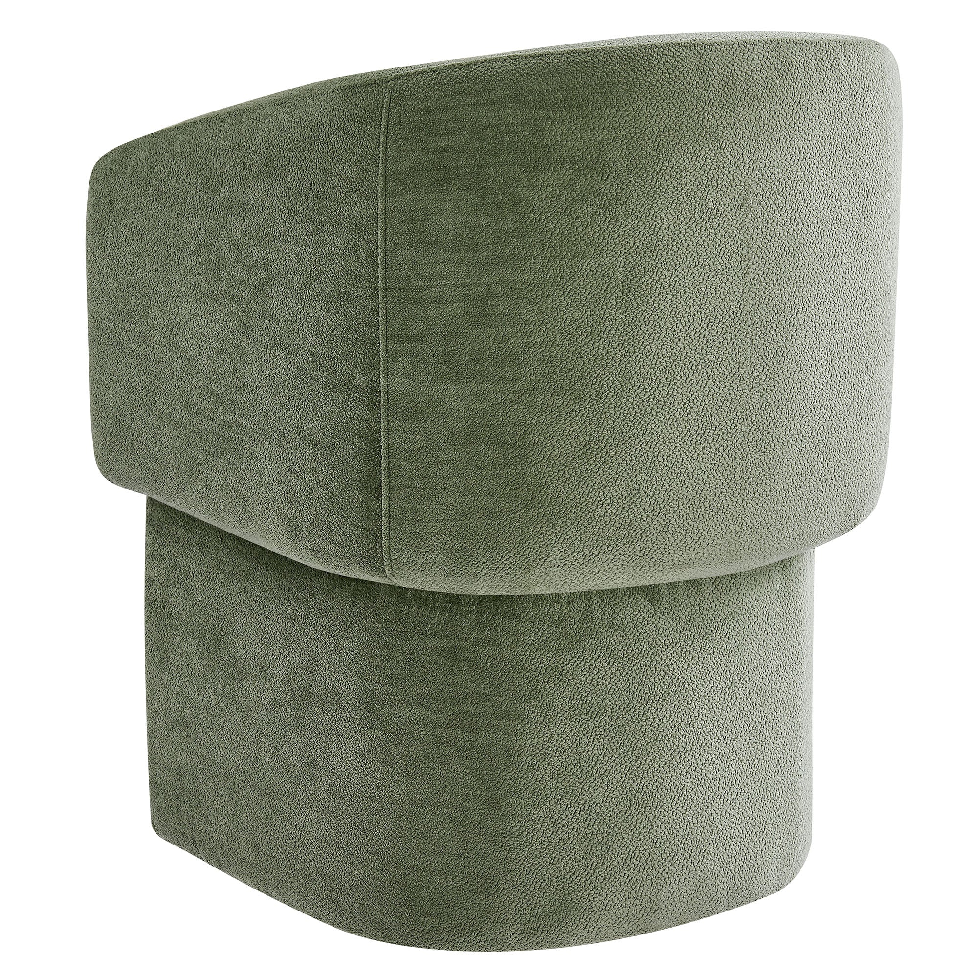 Verity Barrel Back Chenille Dining Armchair - Image 6