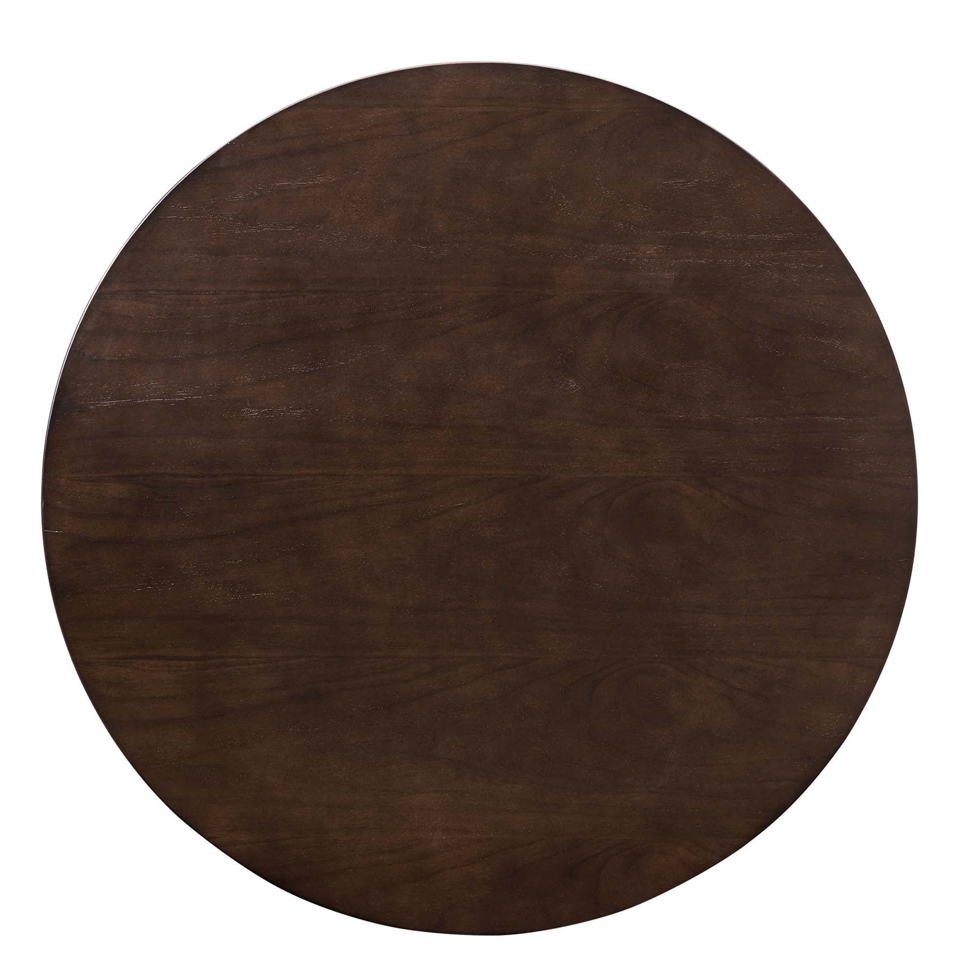 Verne 35" Dining Table in Gold Cherry Walnut - Image 4