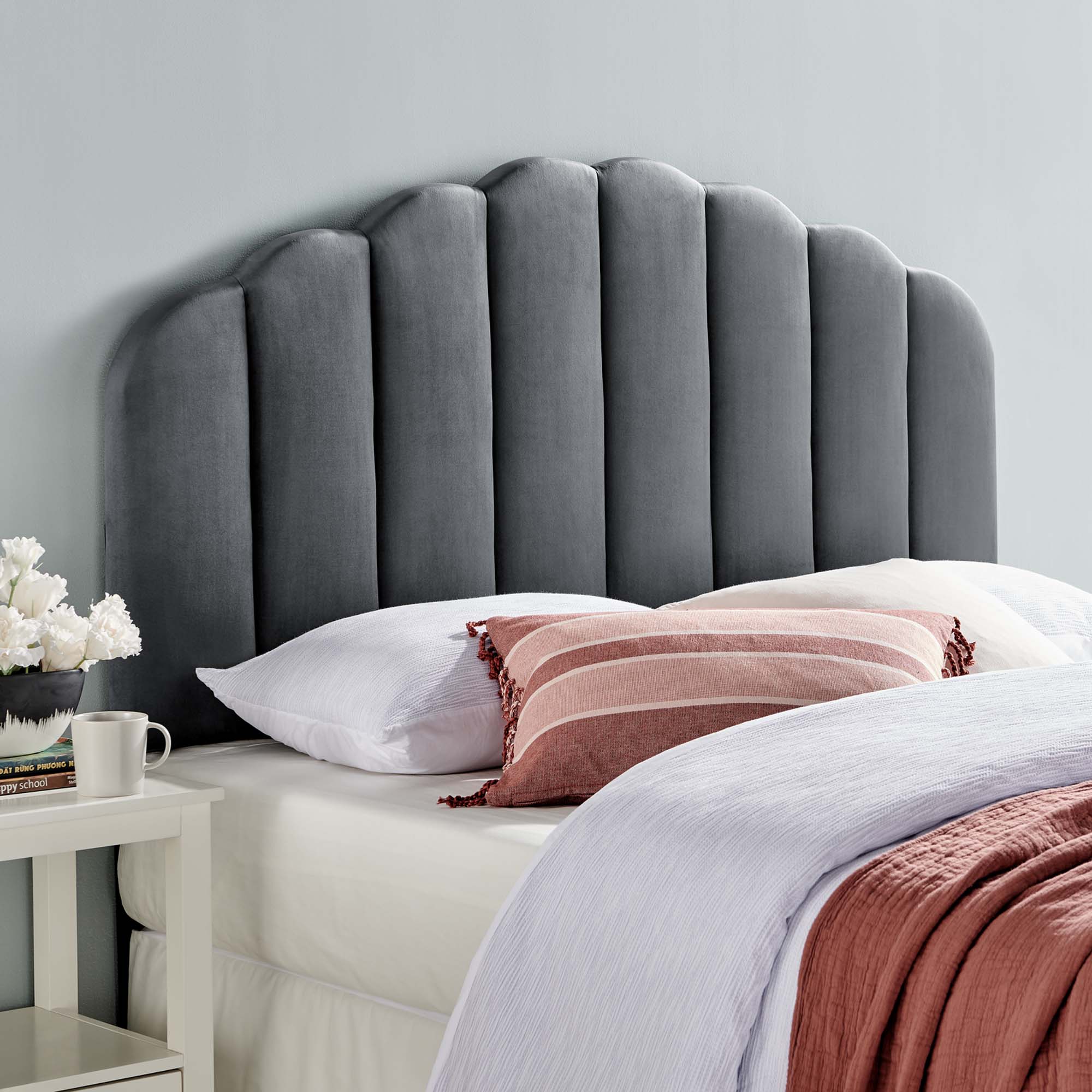 Veronique Performance Velvet Headboard - Image 2