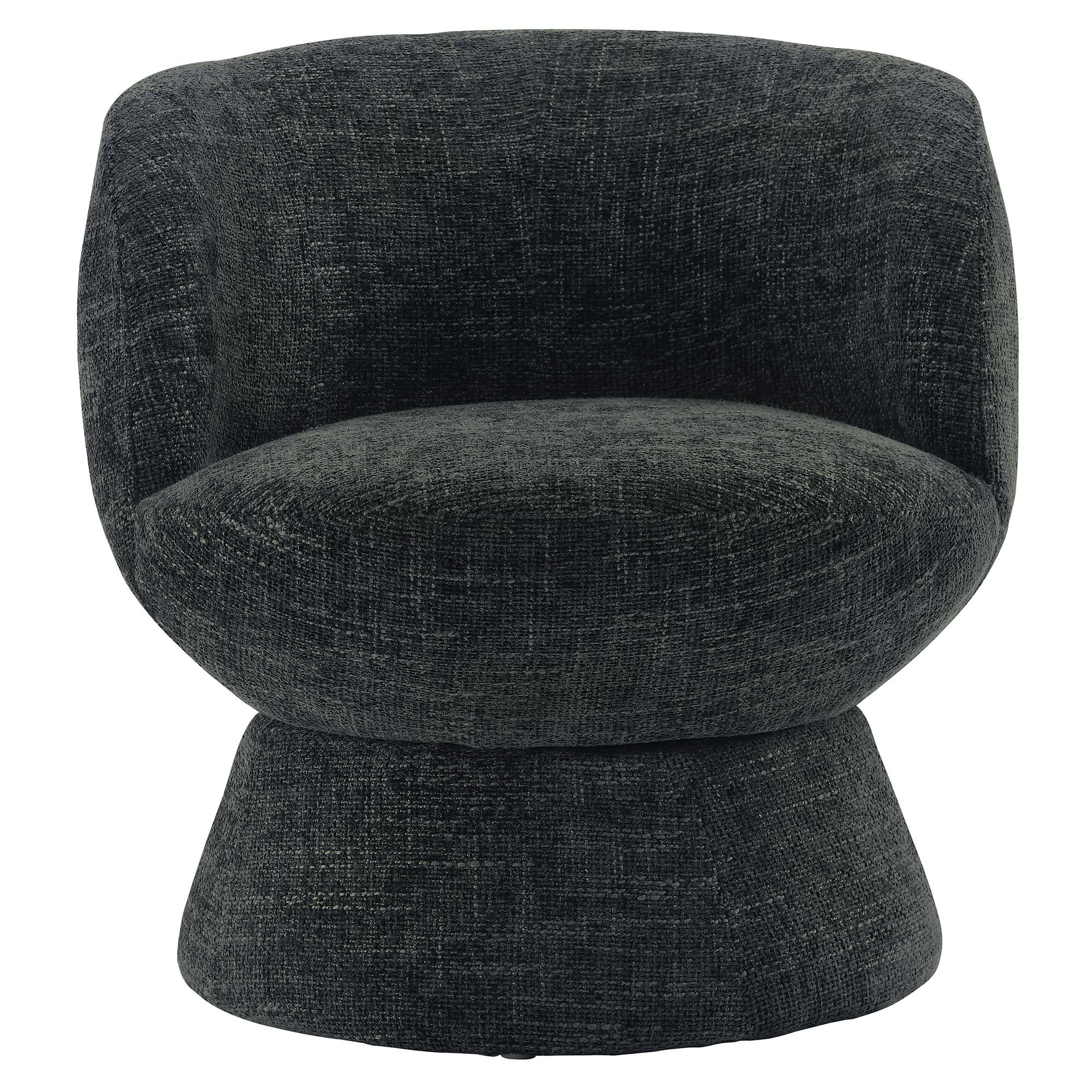 Vesta Chenille Fabric Upholstered Swivel Chair - Image 14