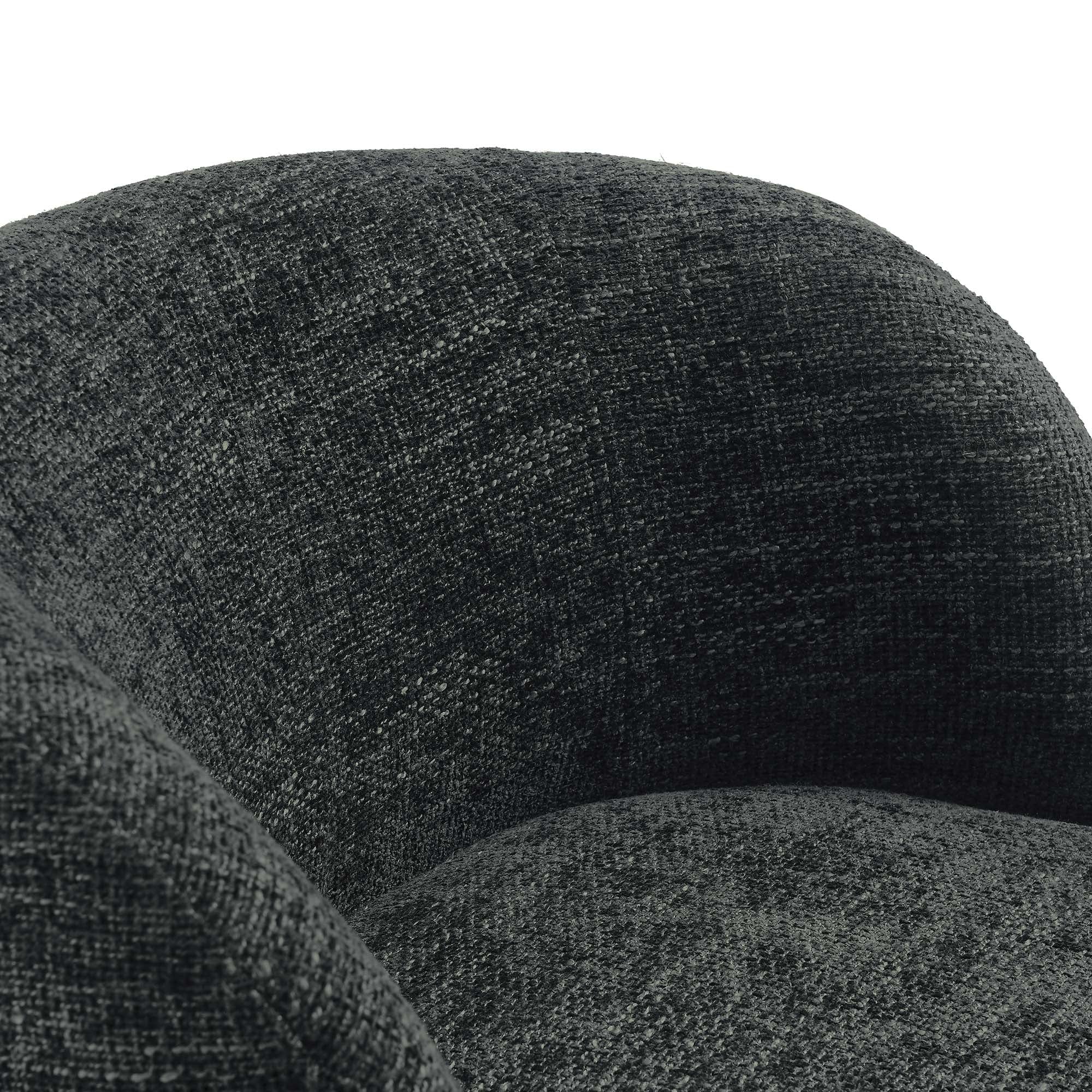 Vesta Chenille Fabric Upholstered Swivel Chair - Image 15