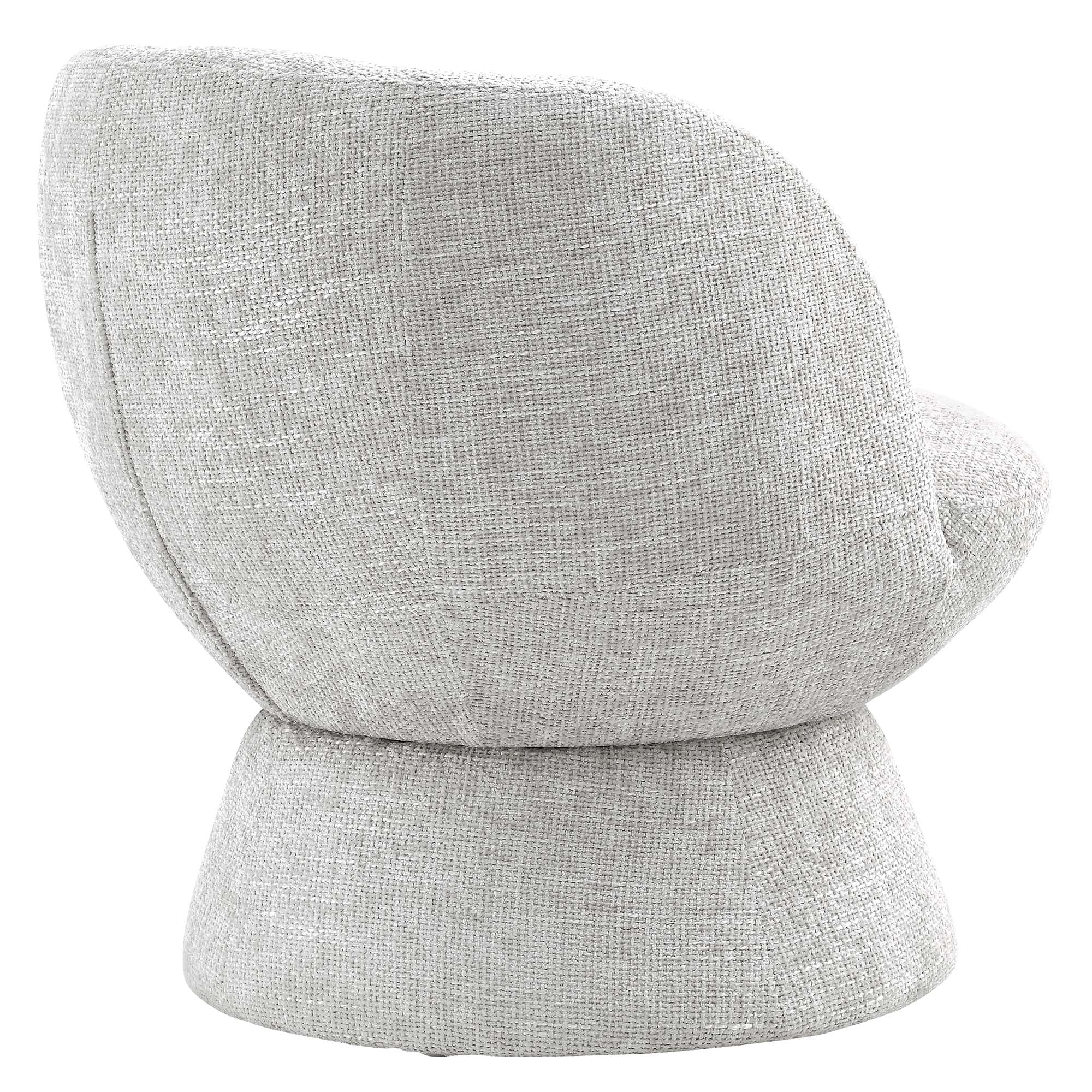 Vesta Chenille Fabric Upholstered Swivel Chair - Image 21