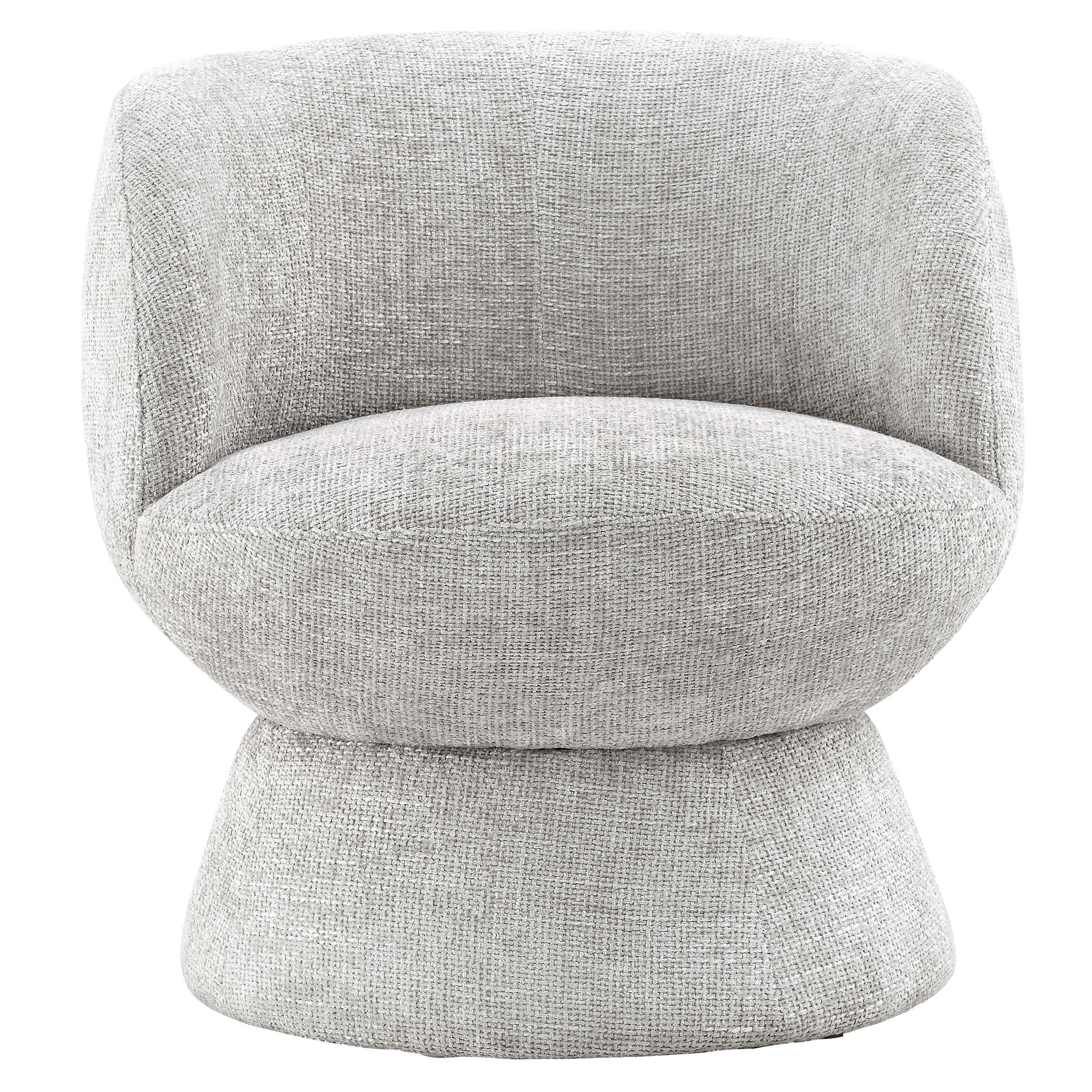 Vesta Chenille Fabric Upholstered Swivel Chair - Image 23