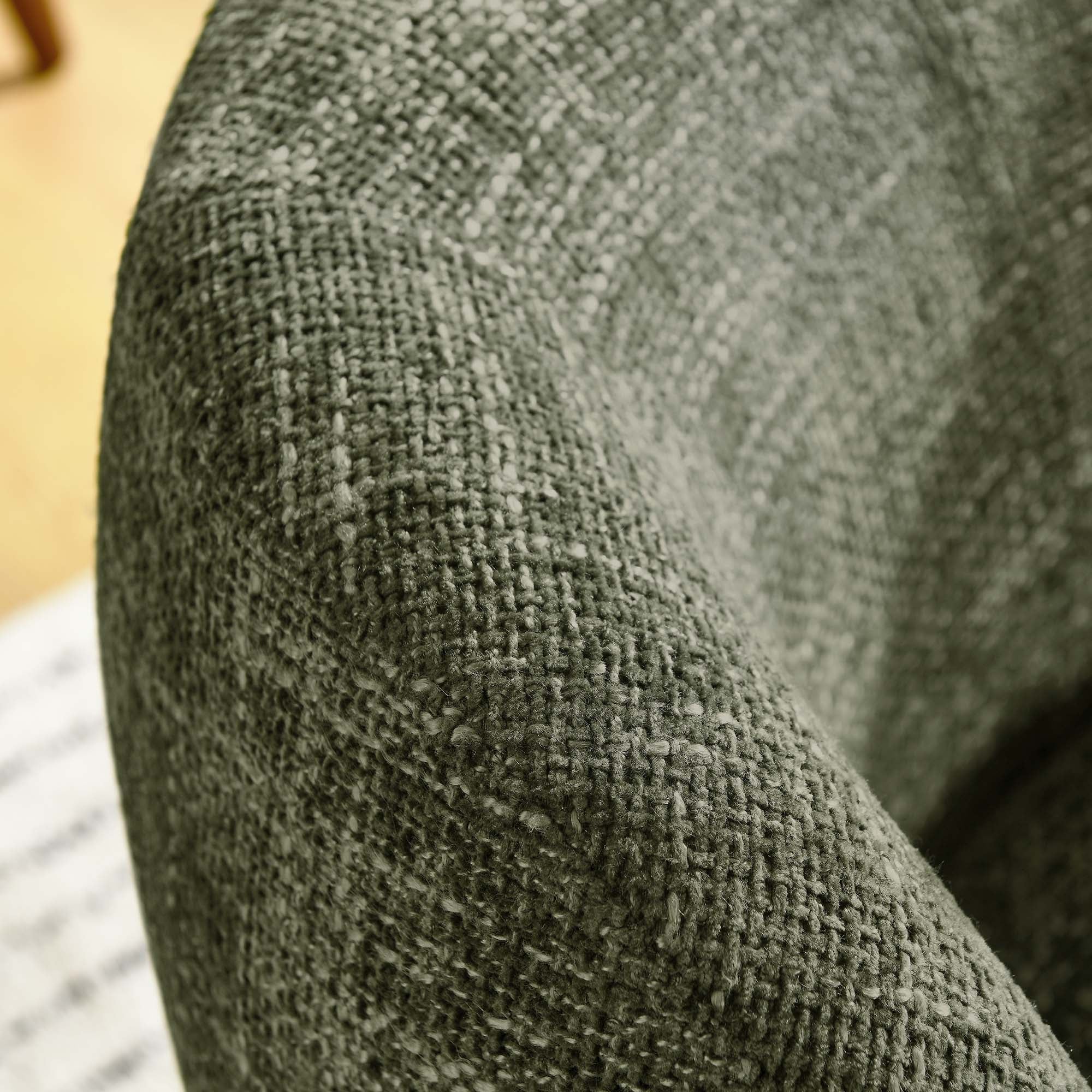 Vesta Chenille Fabric Upholstered Swivel Chair - Image 9