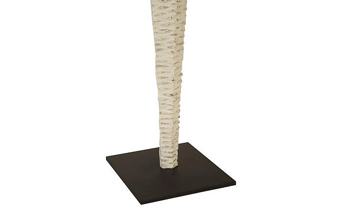 Vested Female Sculpture, Large, Chamcha, Natural, White, Gold - Image 4