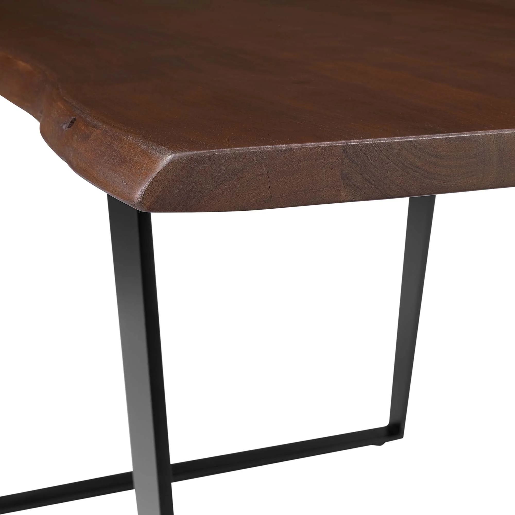 Viggo 60" Live Edge Acacia Wood Acacia Wood Dining Table - Image 7