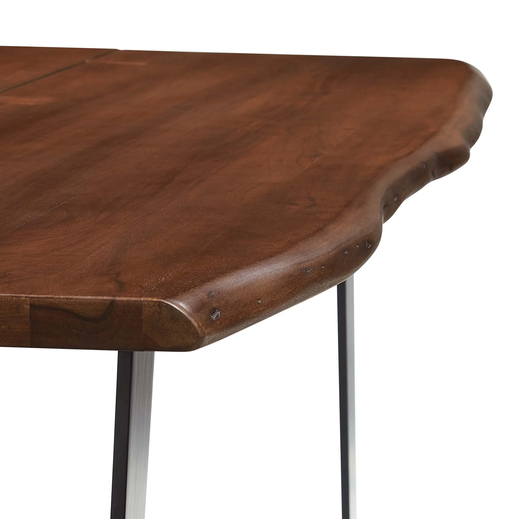 Viggo 60" Live Edge Acacia Wood Acacia Wood Dining Table - Image 9