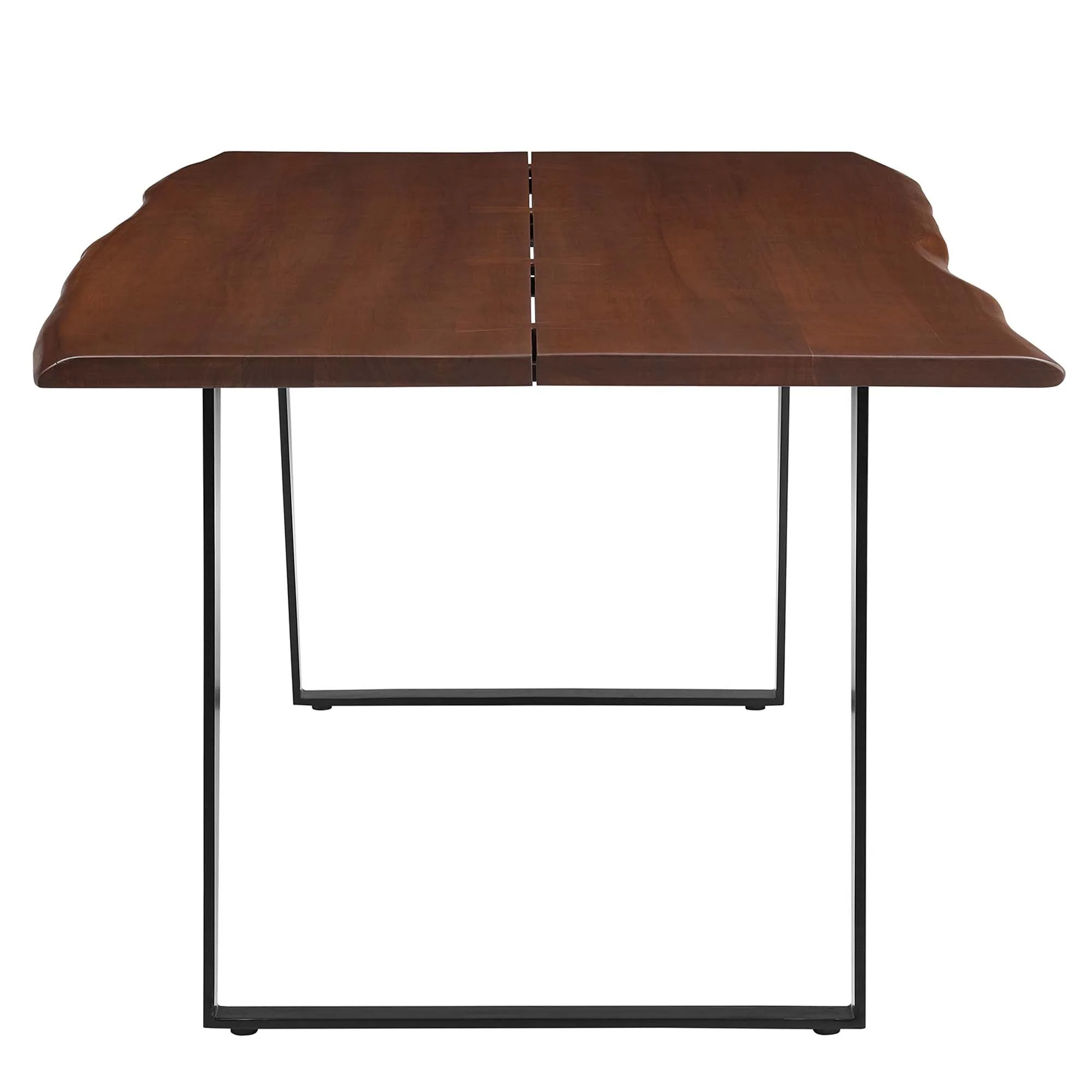 Viggo 74" Live Edge Acacia Wood Dining Table - Image 4