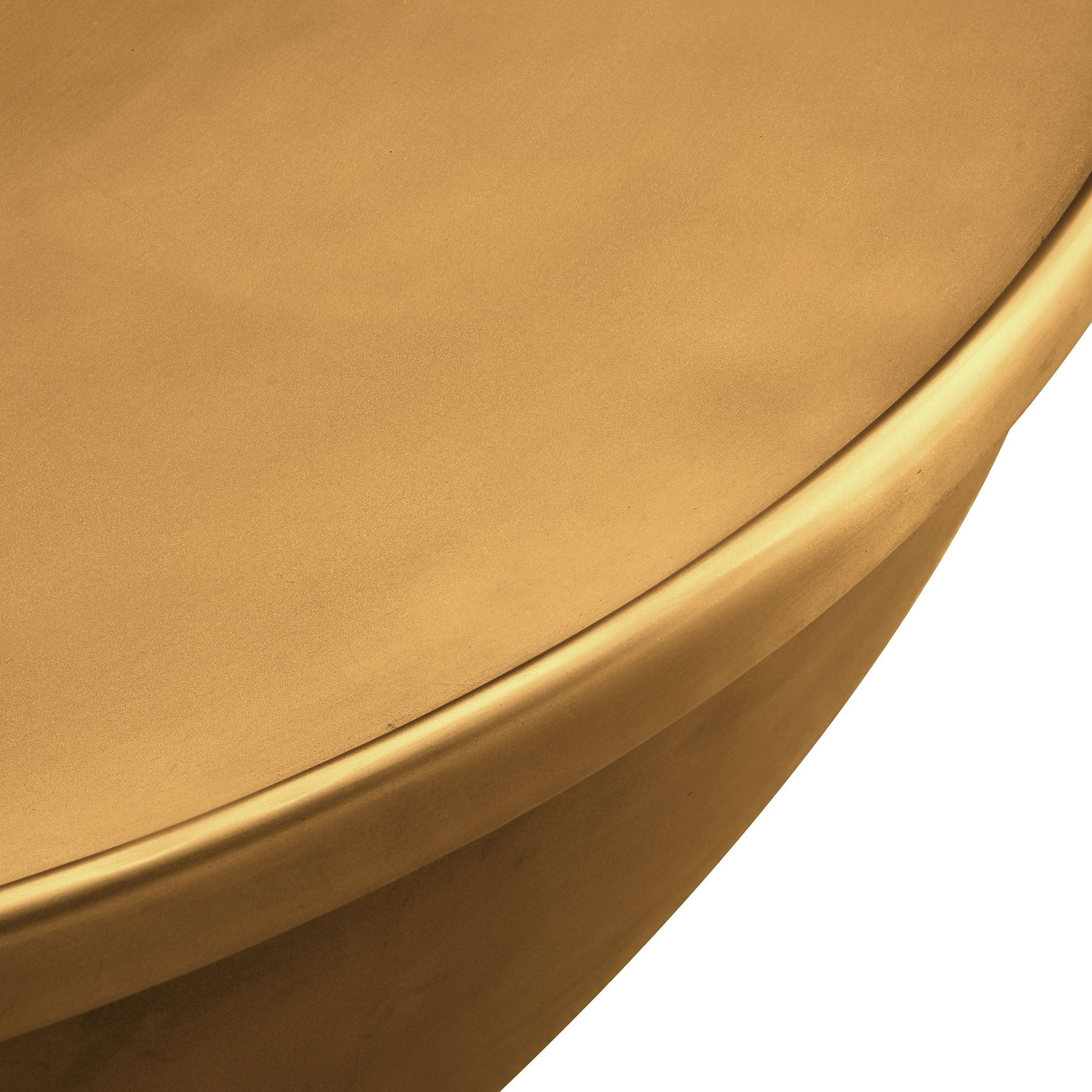 Viora 32 Inch Metal Storage Coffee Table in Burnished Brass - Image 8