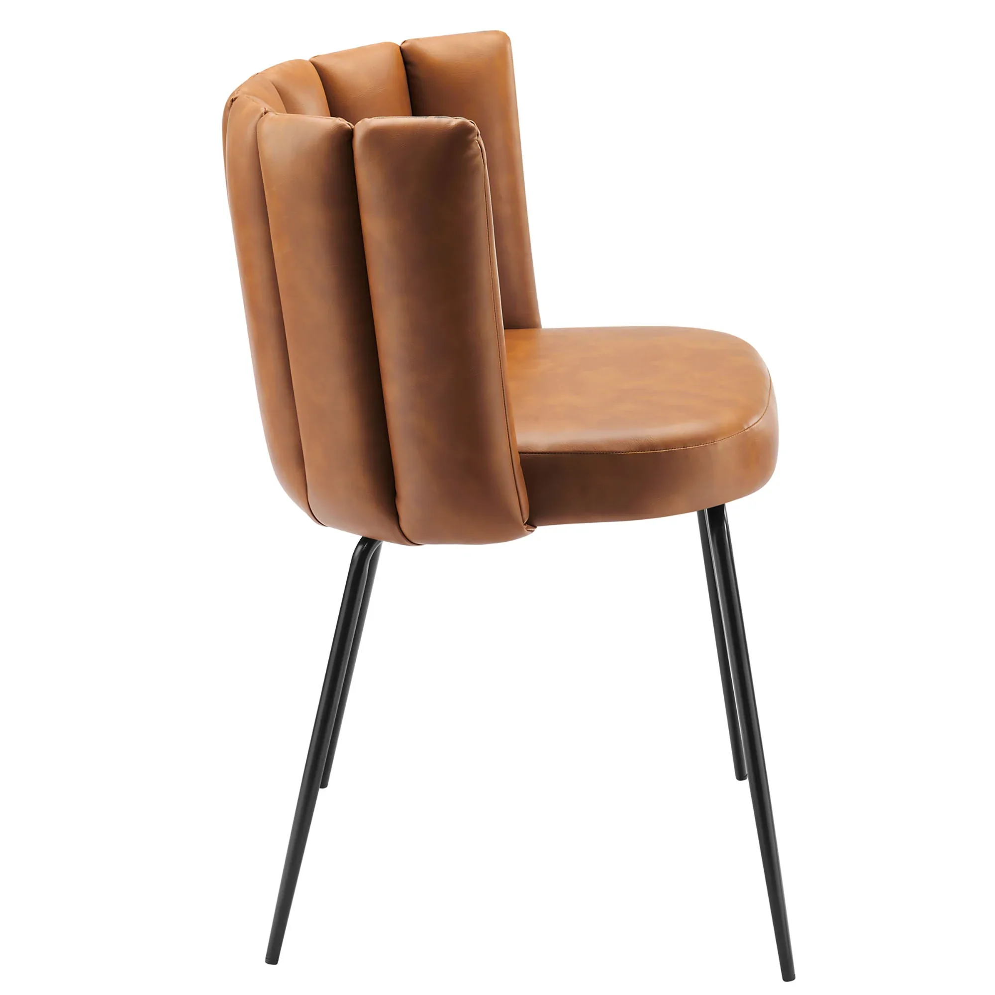 Virtue Vegan Leather Dining Chair Set of 2 - Image 3
