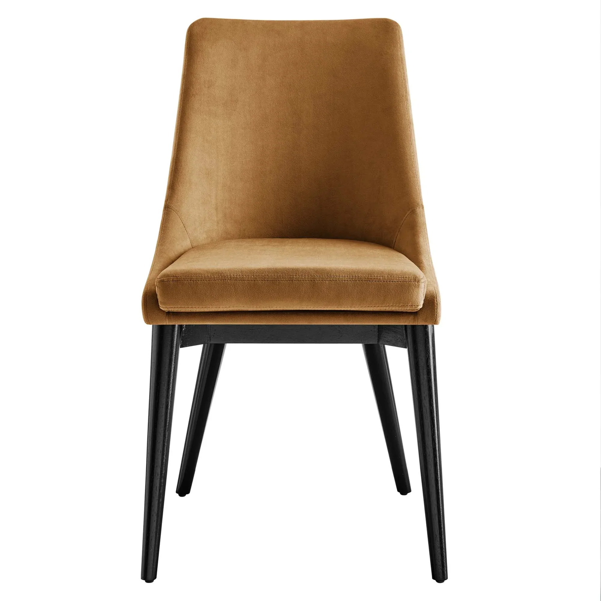 Viscount Accent Performance Velvet Dining Chairs - Set of 2 - Image 8