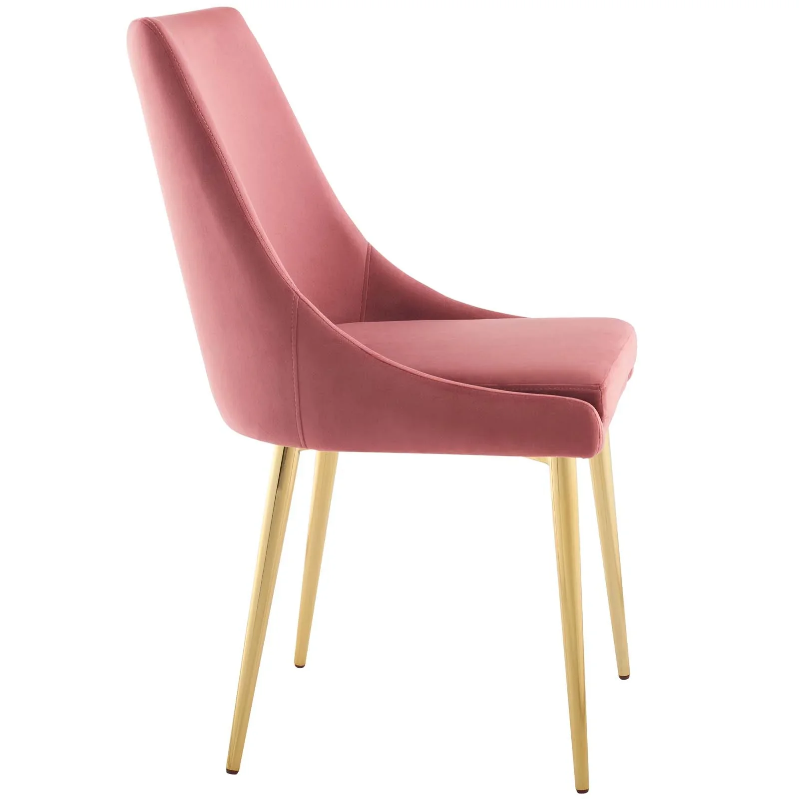 Viscount Modern Accent Performance Velvet Dining Chair - Image 3