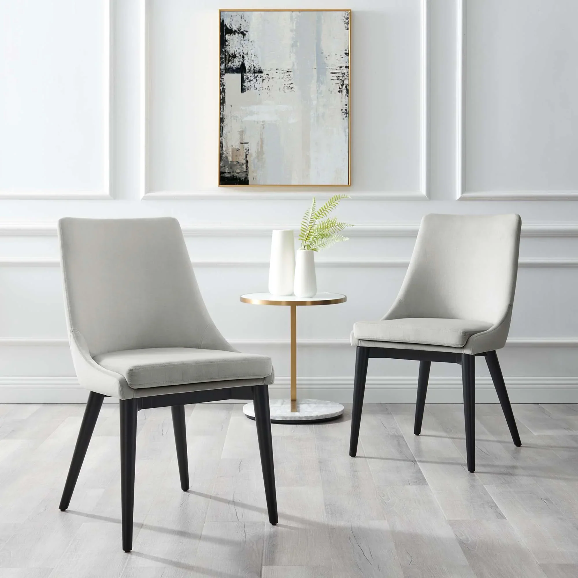 Viscount Performance Velvet Dining Chair - Image 18