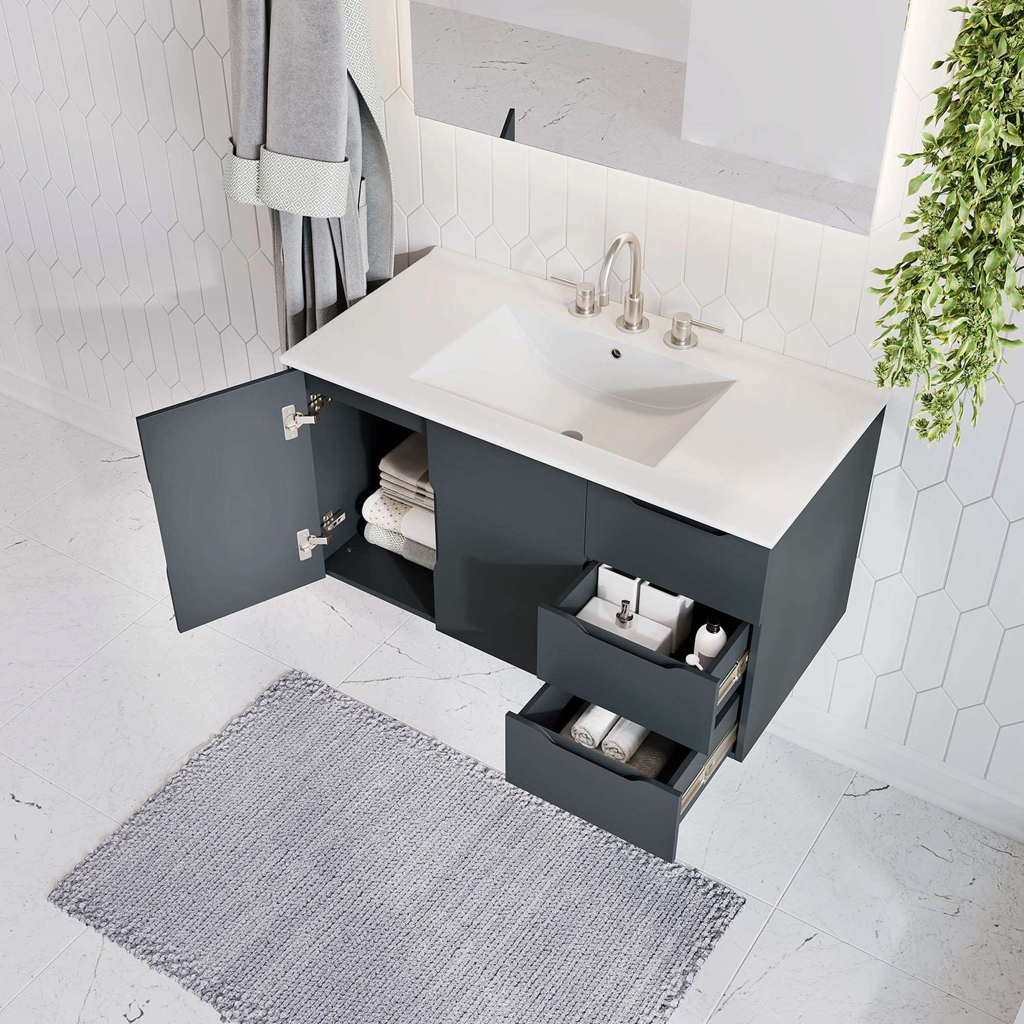 Vitality Bathroom Vanity Basin Included - Image 55