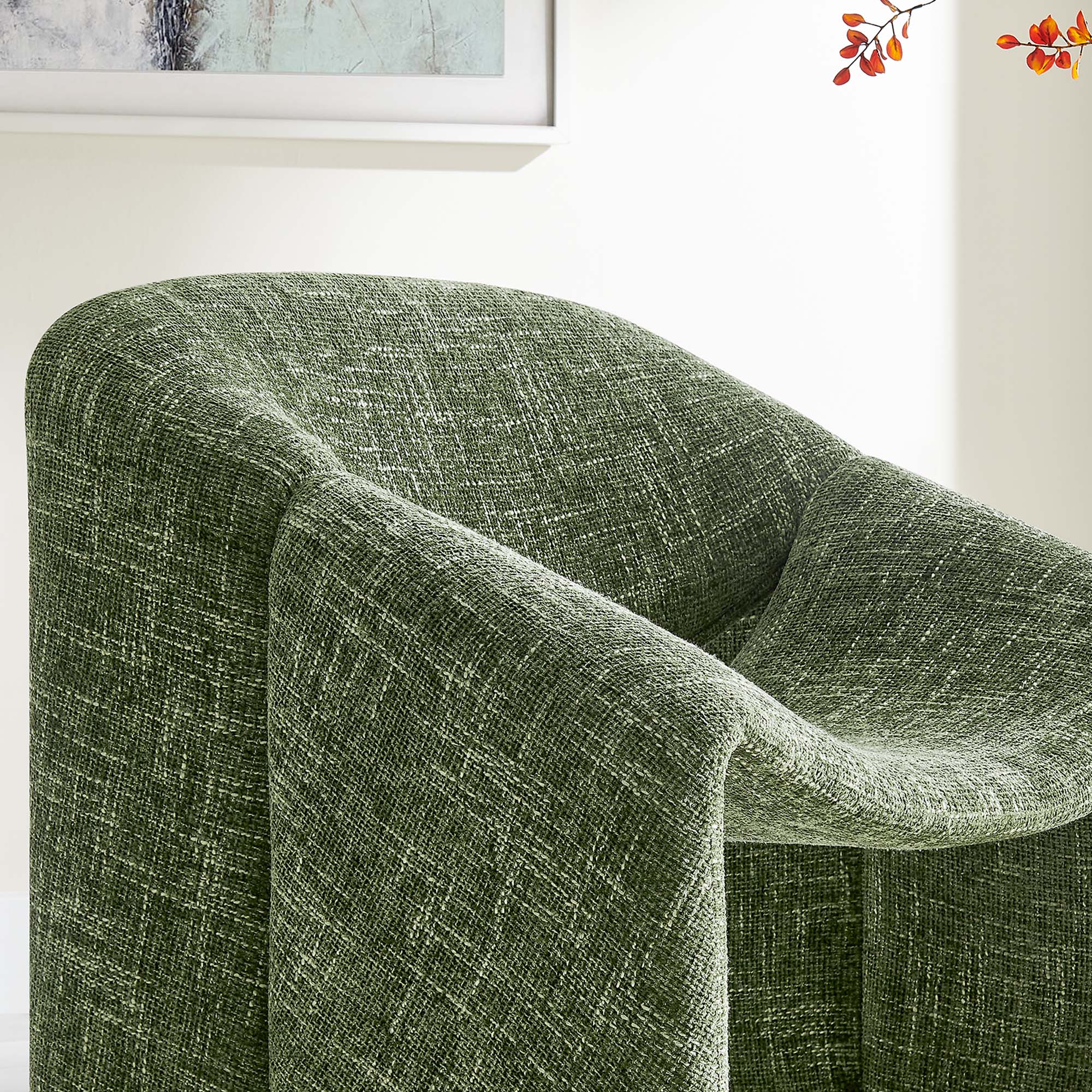 Vivi Chenille Upholstered Accent Chair - Image 18