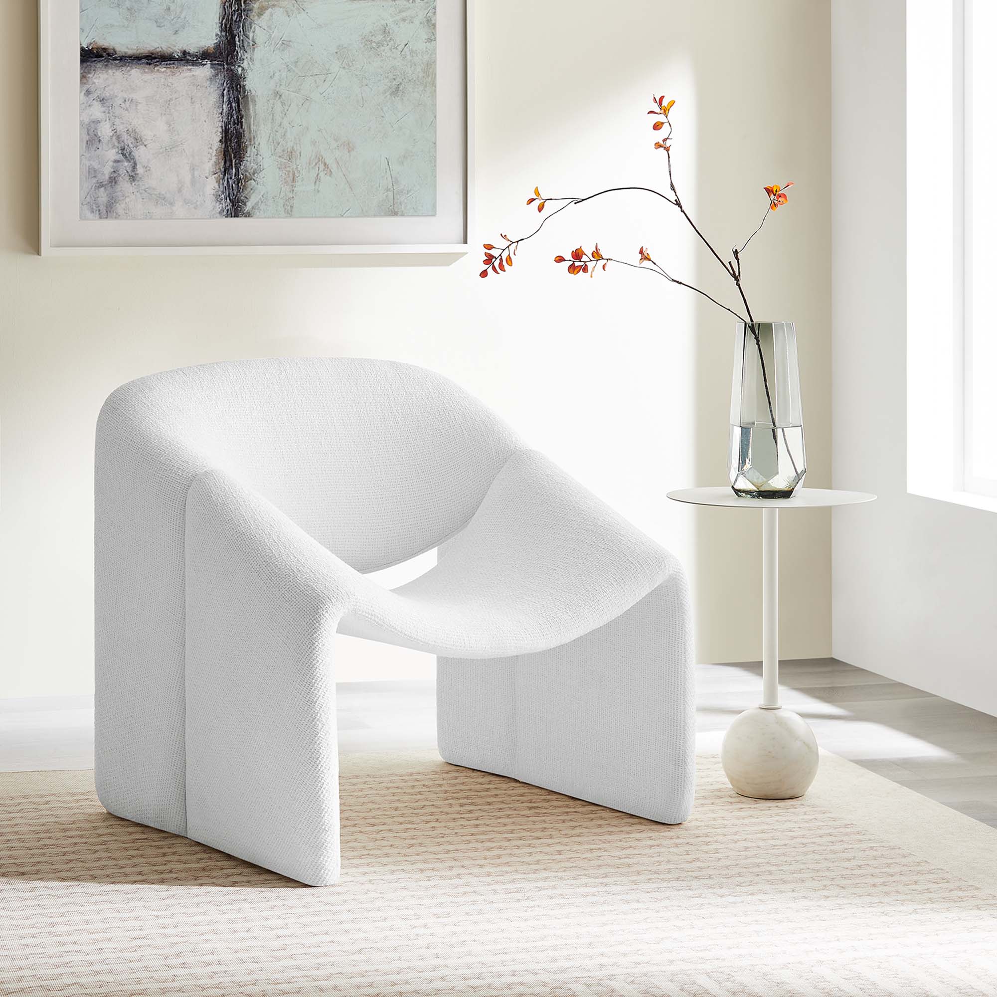 Vivi Chenille Upholstered Accent Chair - Image 20