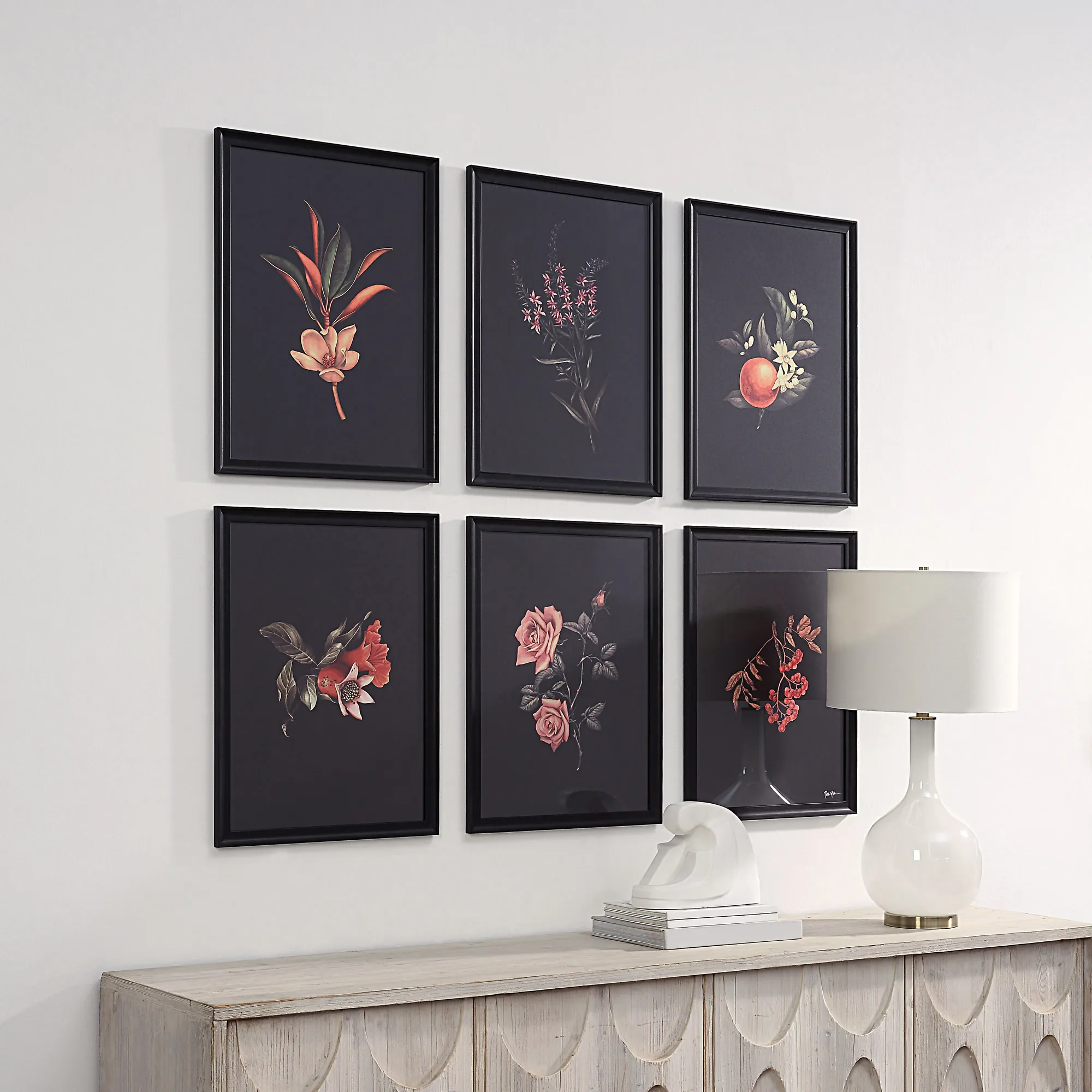 Wallflower Wall Decor Set Of 6 - Image 2