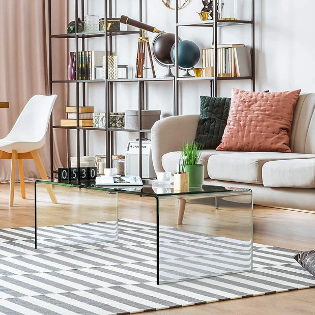 Bent Glass Coffee Table - Image 2