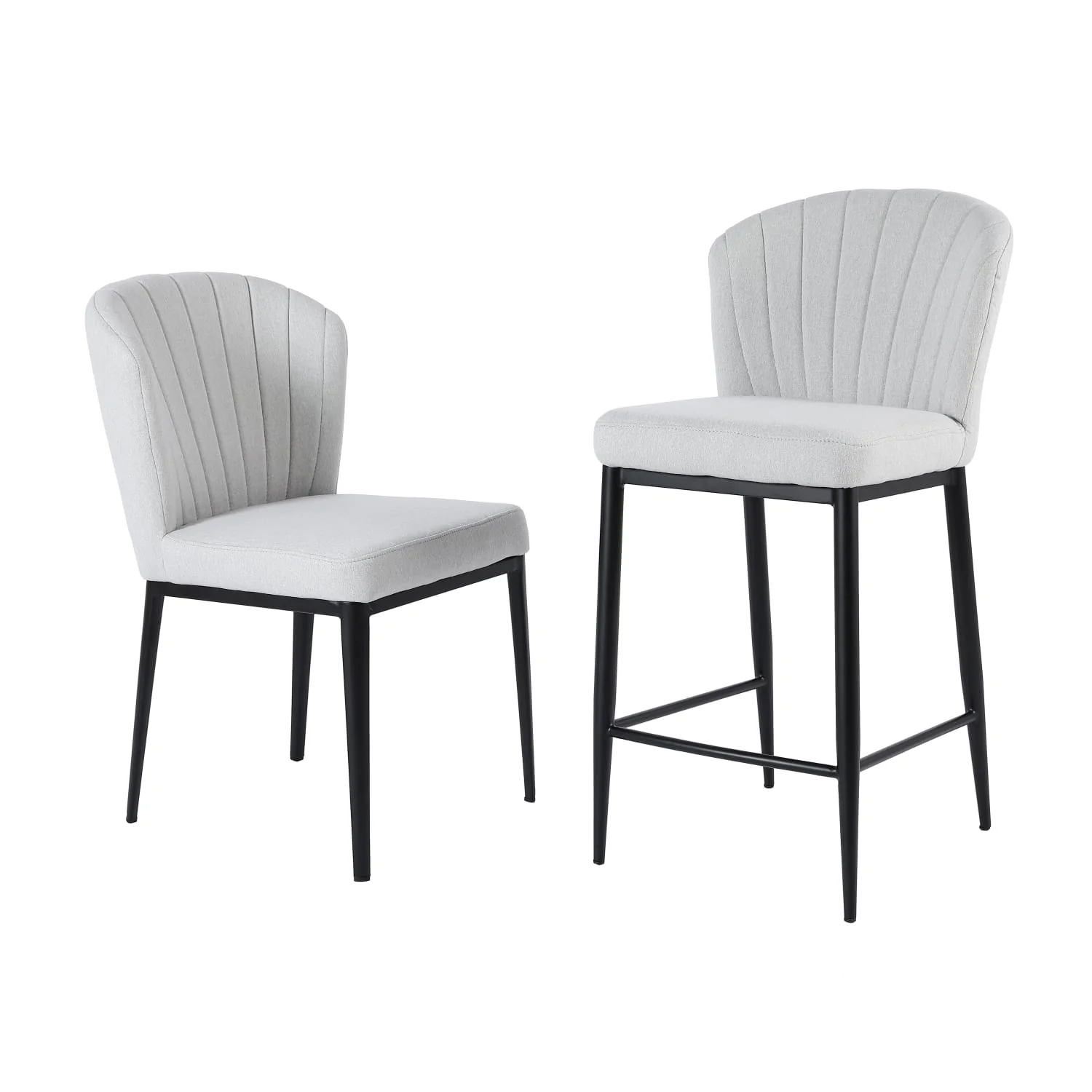 Seashell Counter Stool (Fabric) - Image 6