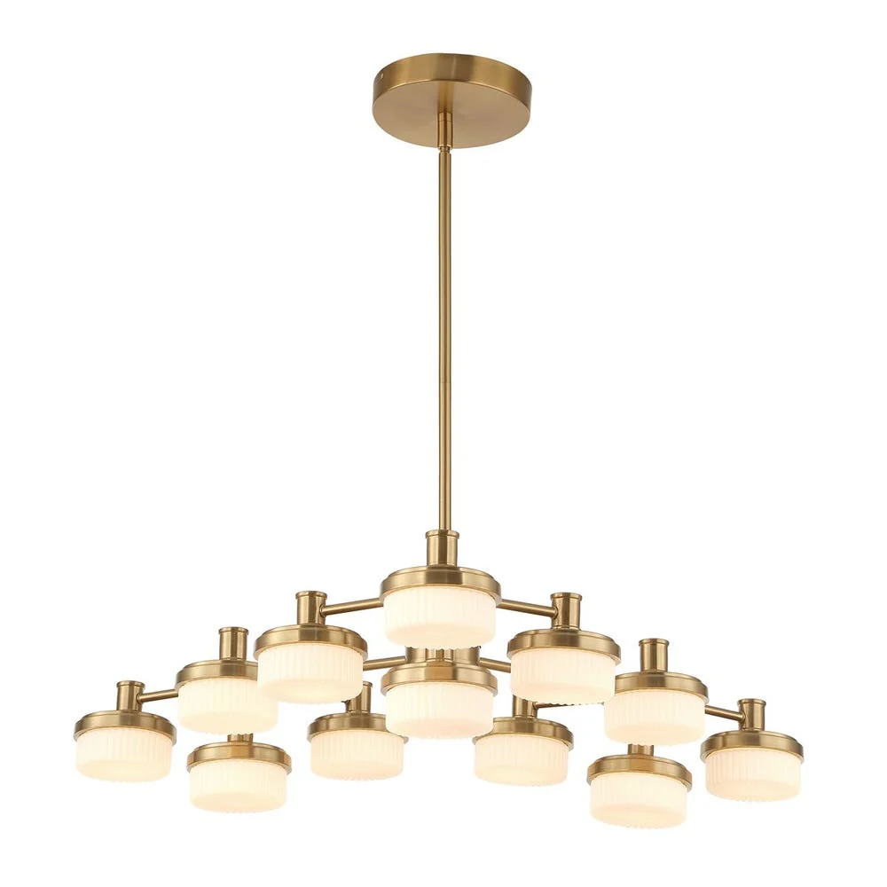 Wedge, 12 Lt LED Chandelier - Image 6