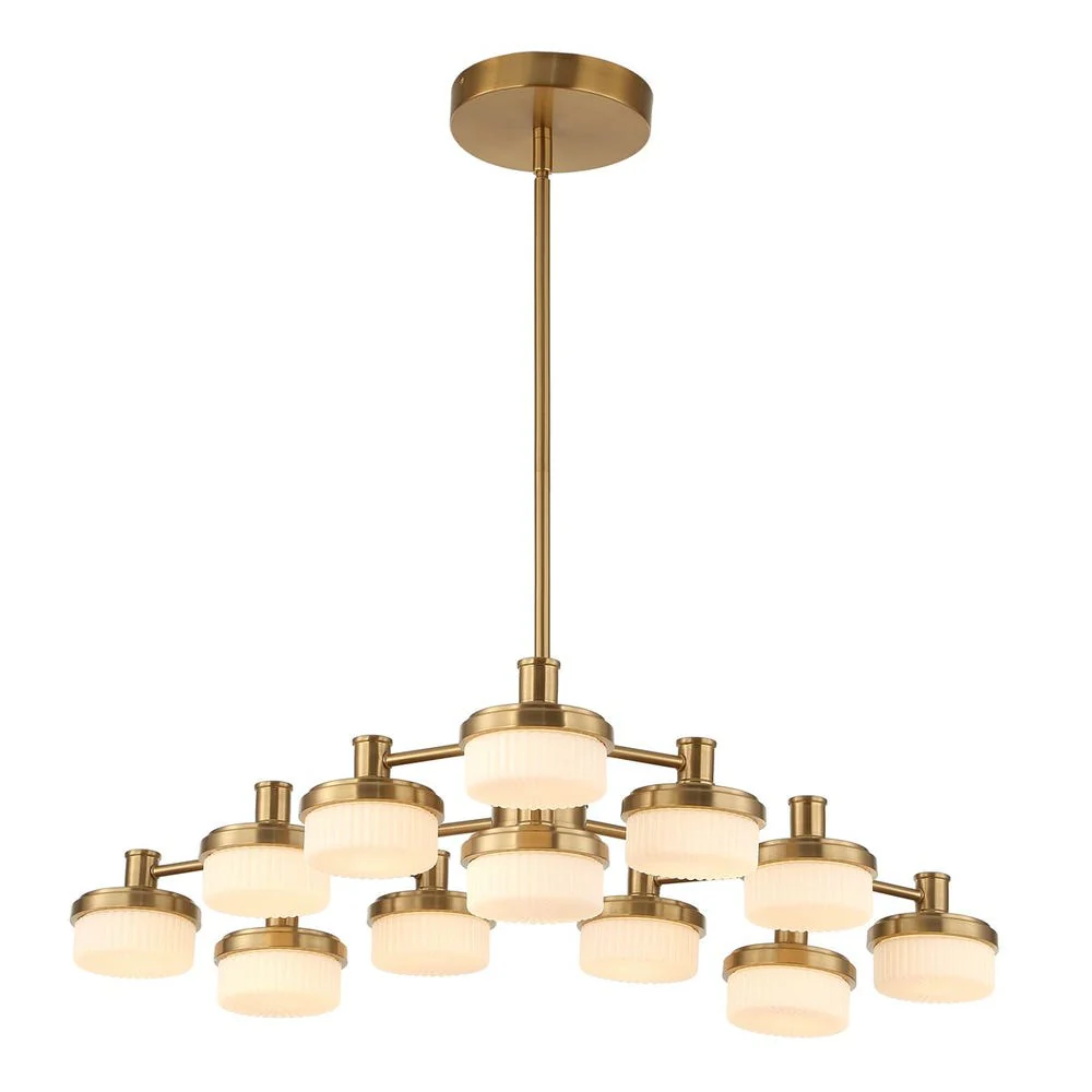 Wedge, 12 Lt LED Chandelier - Image 9