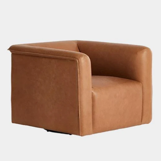 Shaw Leather Swivel Chair - Image 10
