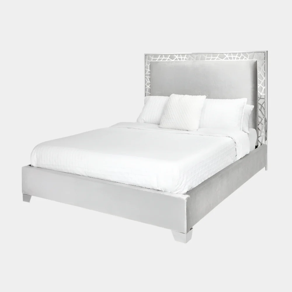 Wellington Beds: Grey Velvet