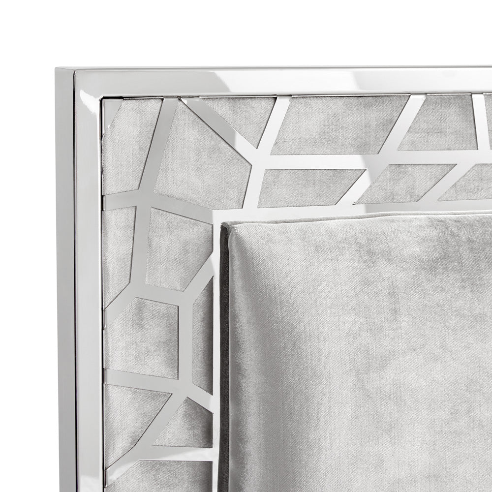 Wellington Beds: Grey Velvet - Image 6
