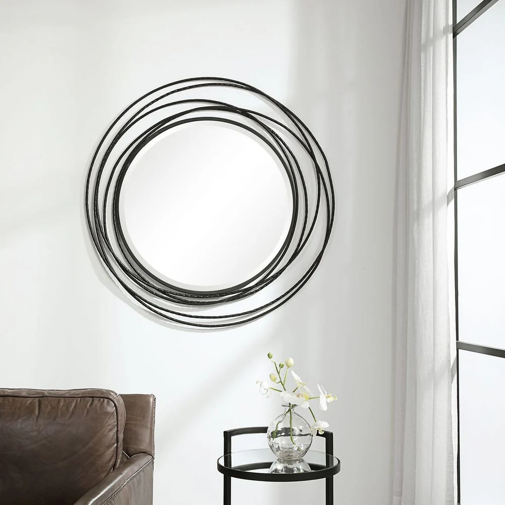 Whirlwind Round Mirror - Image 2