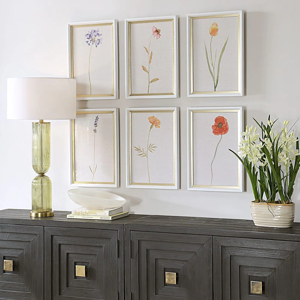 Wild Flourish Framed Prints, S/6 - Image 2
