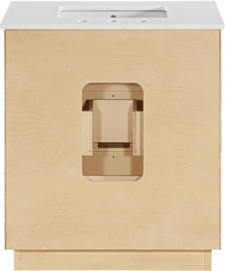 Willard White Engineered Stone And Solid Wood Bathroom Vanity - Image 47
