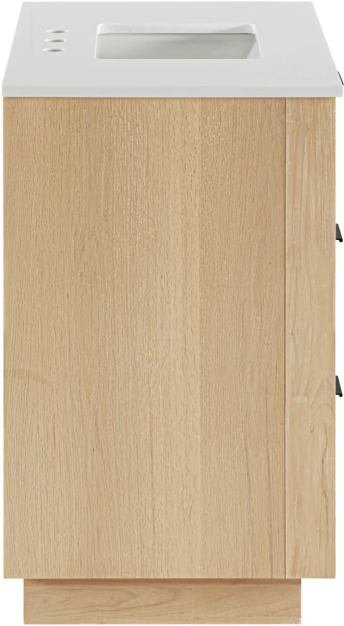 Willard White Engineered Stone And Solid Wood Bathroom Vanity - Image 69