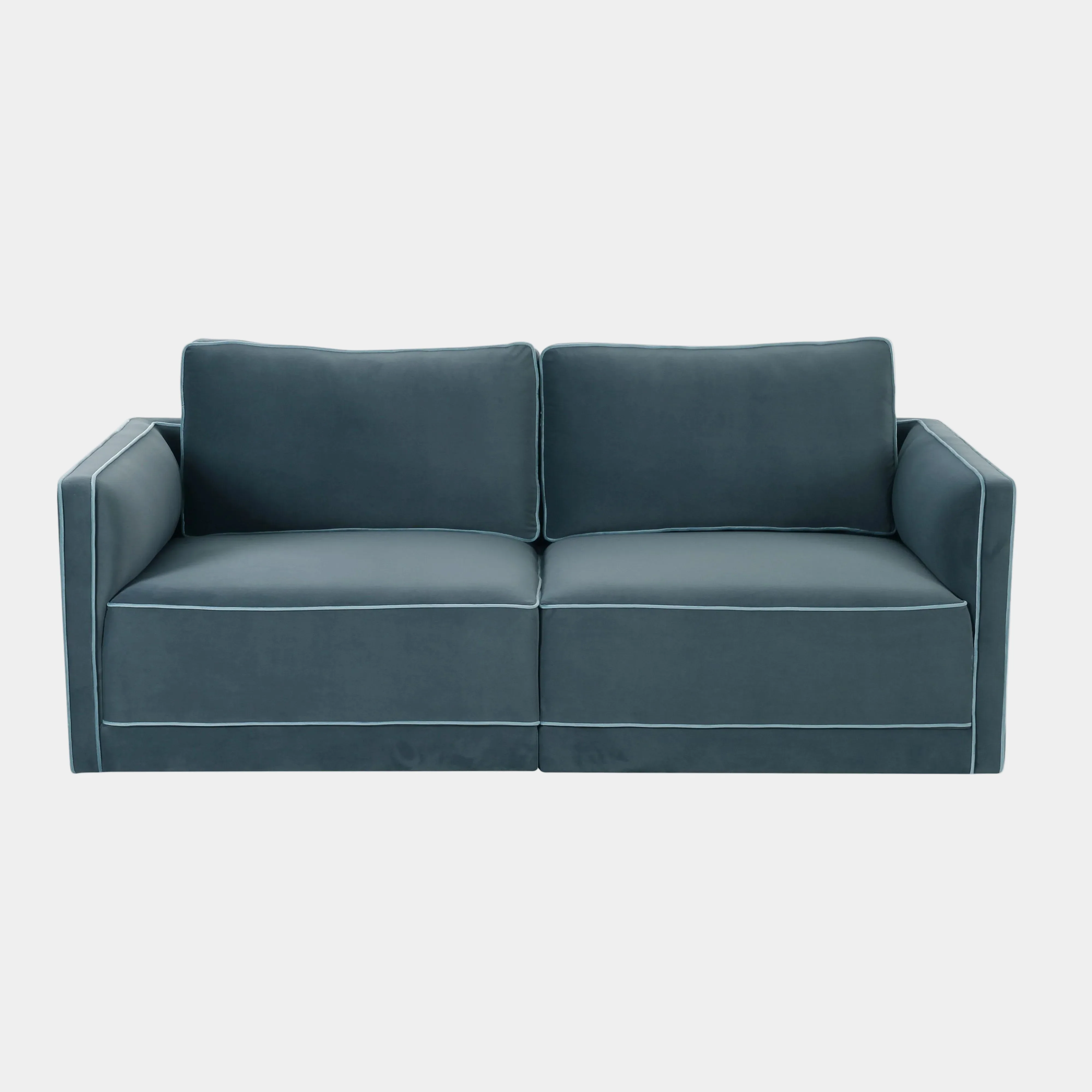 Willow 74" Performance Velvet Modular Loveseat - Image 18