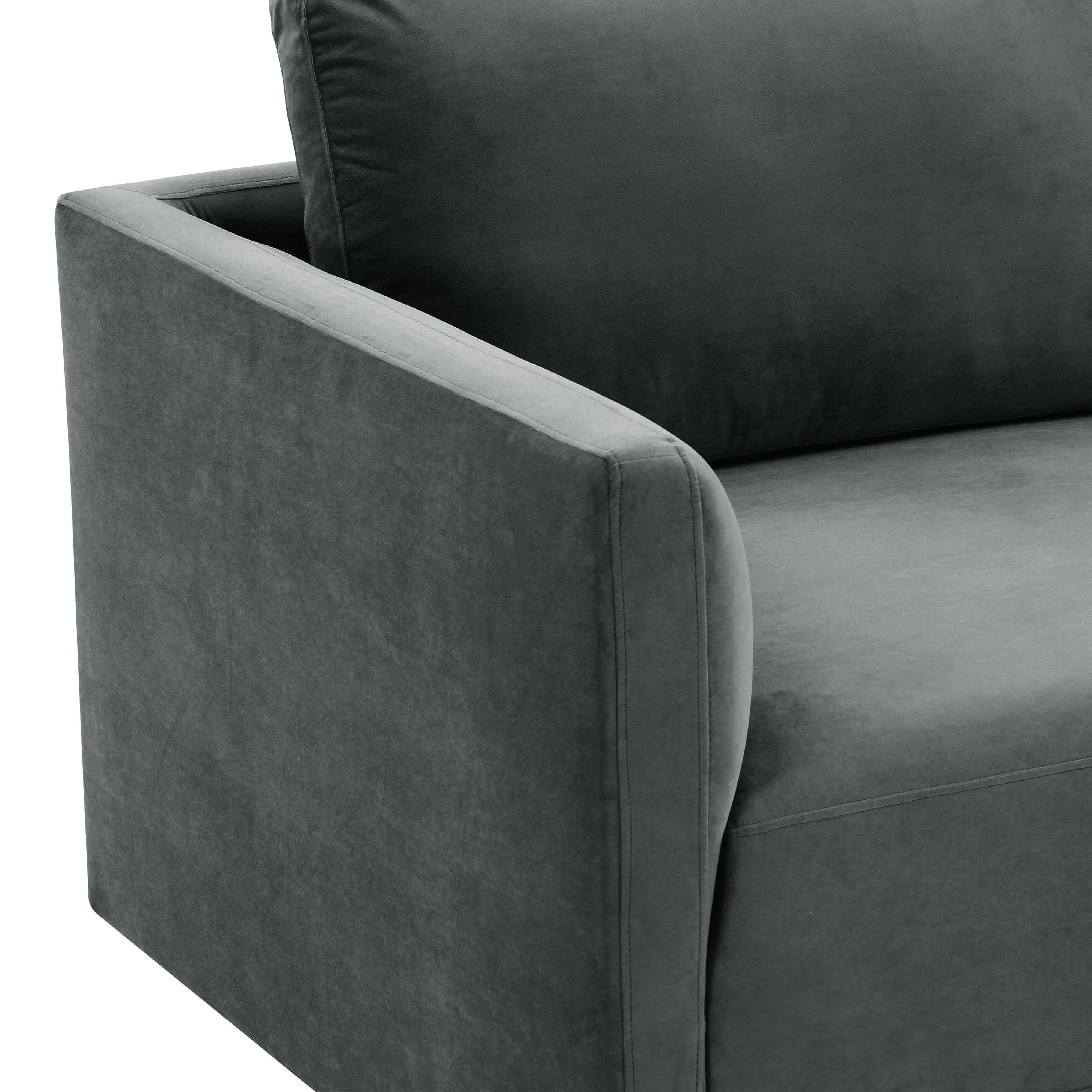 Willow 74" Performance Velvet Modular Loveseat - Image 26