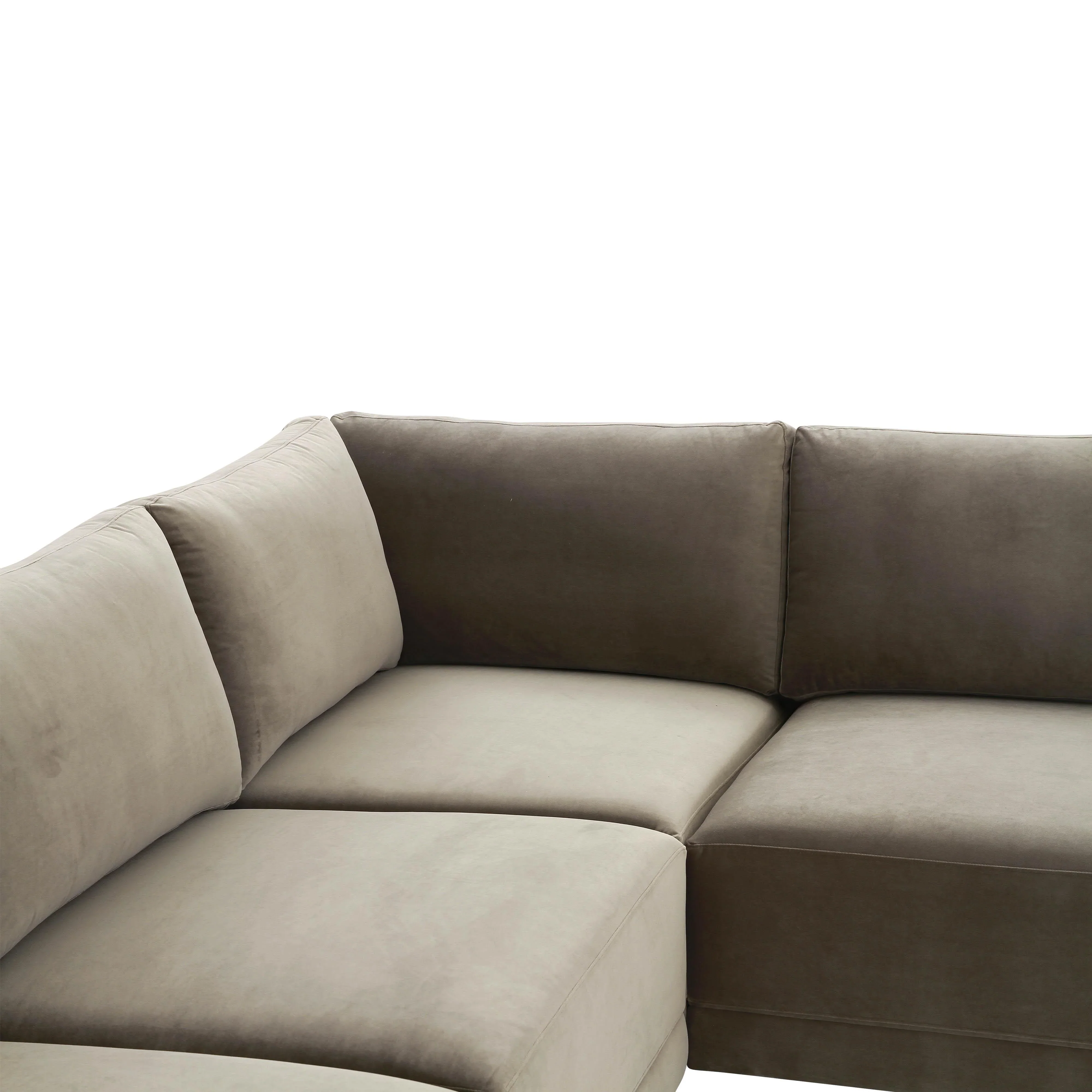 Willow 5-Piece Performance Velvet Modular L Sectional - Image 5