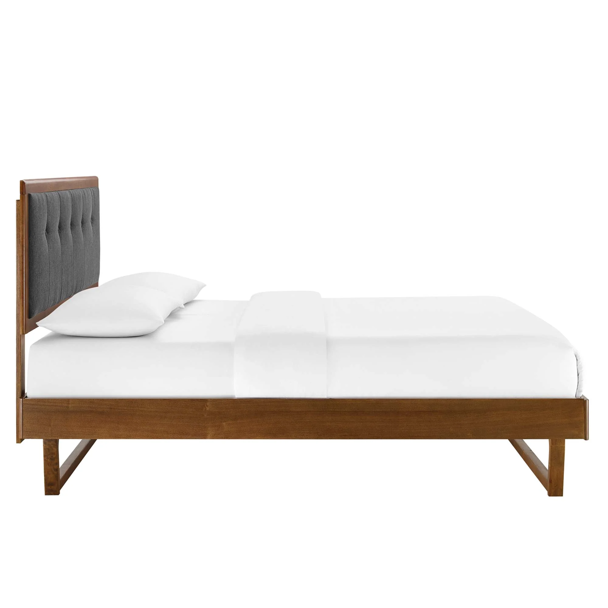 Willow Wood Platform Bed With Angular Frame - Image 63