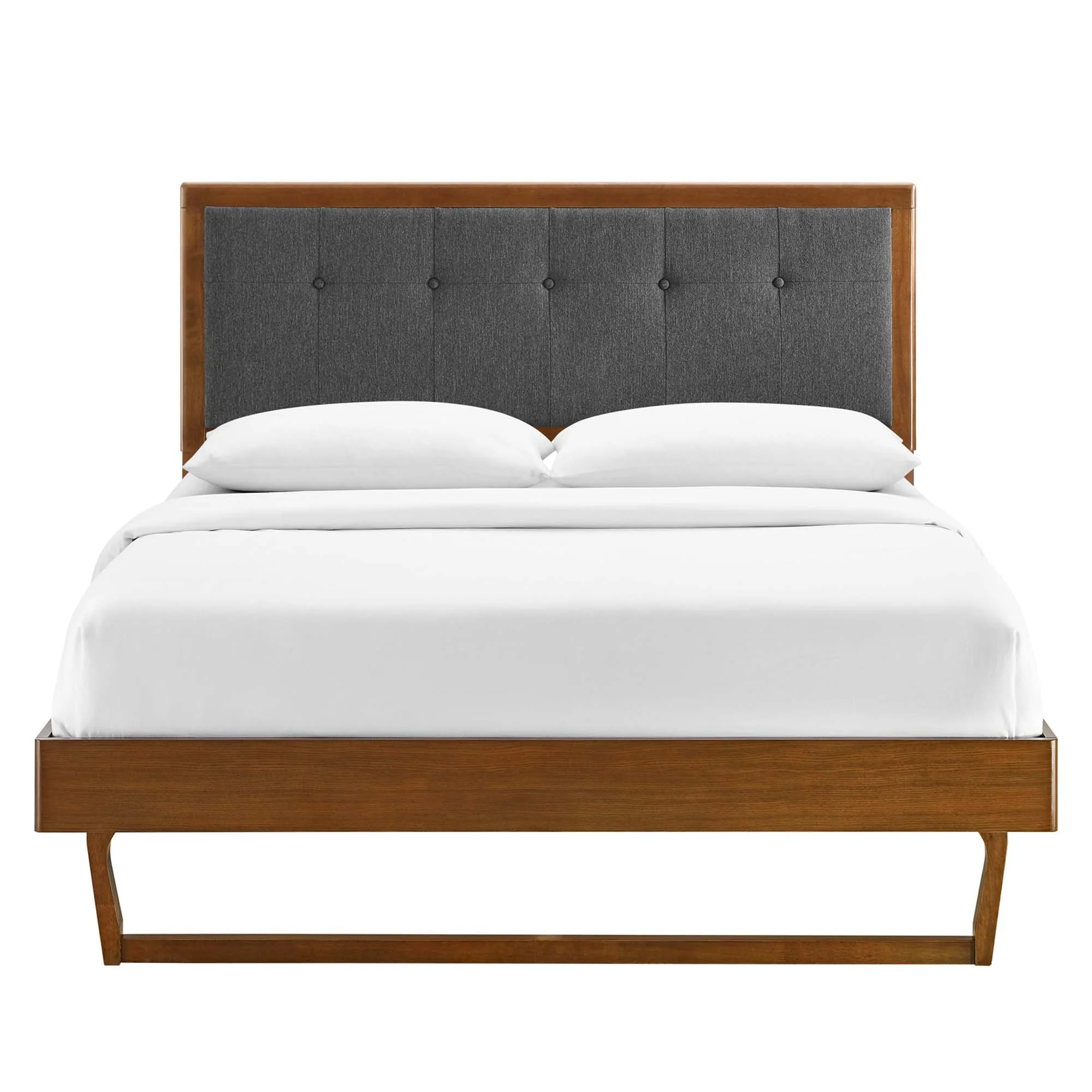 Willow Wood Platform Bed With Angular Frame - Image 64