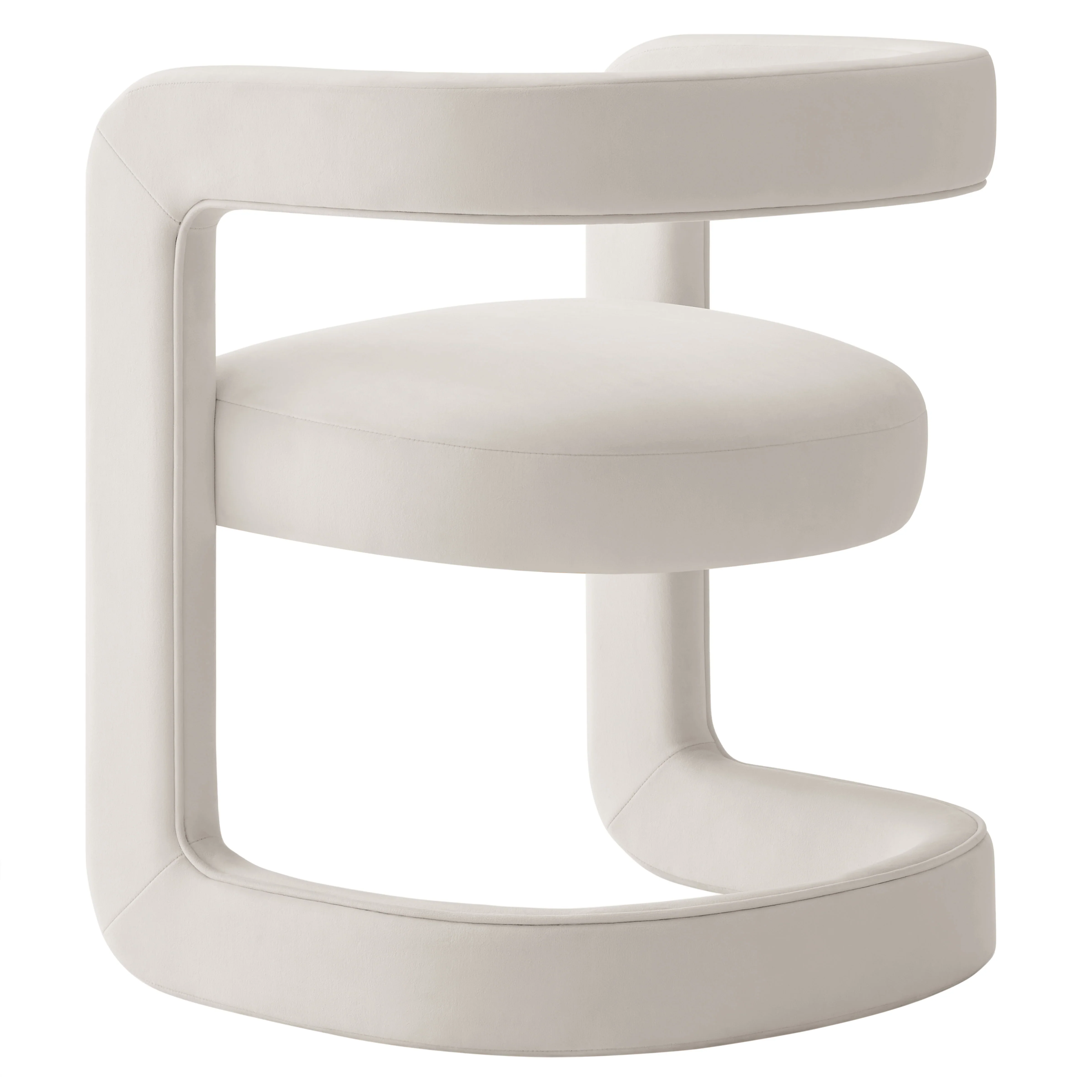 Winslow Barrel Performance Velvet Dining Chair - Image 15