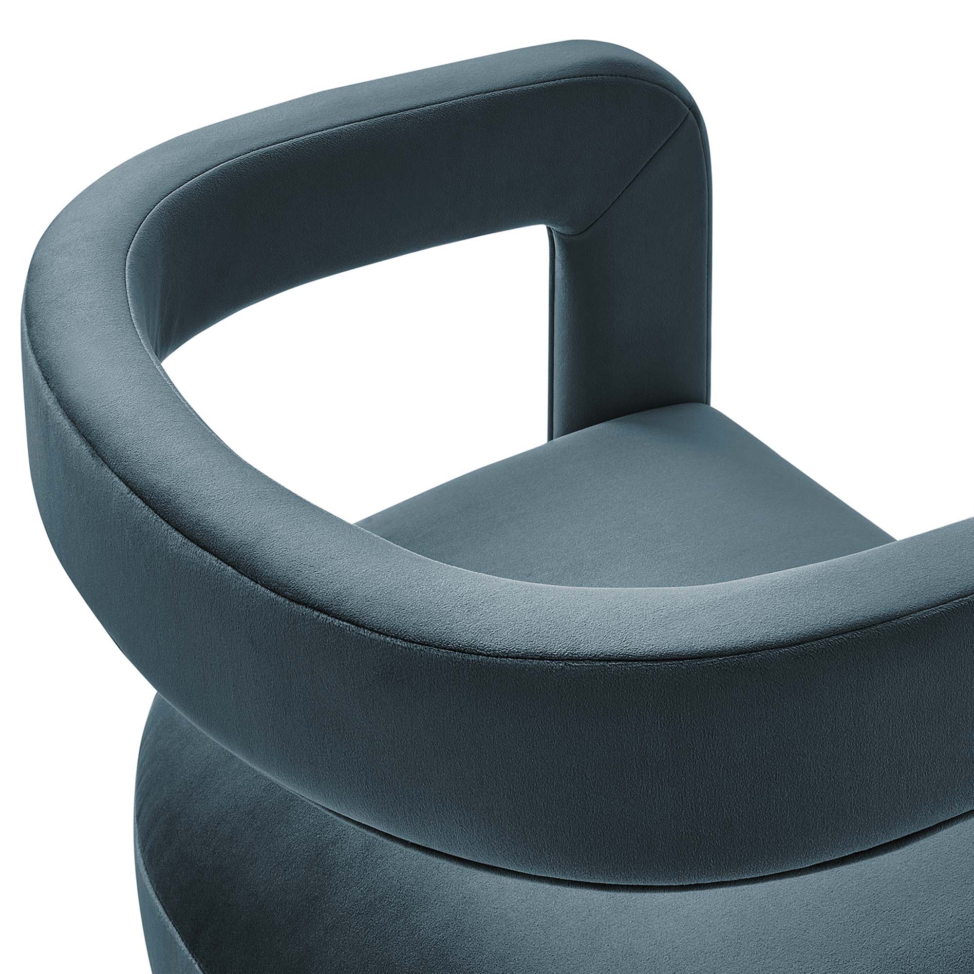 Winslow Barrel Performance Velvet Dining Chair - Image 26