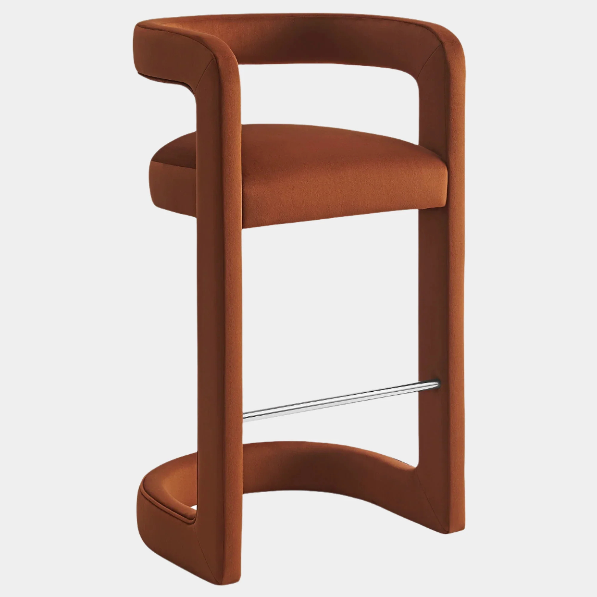 Winslow Performance Velvet Bar Stool - Image 28