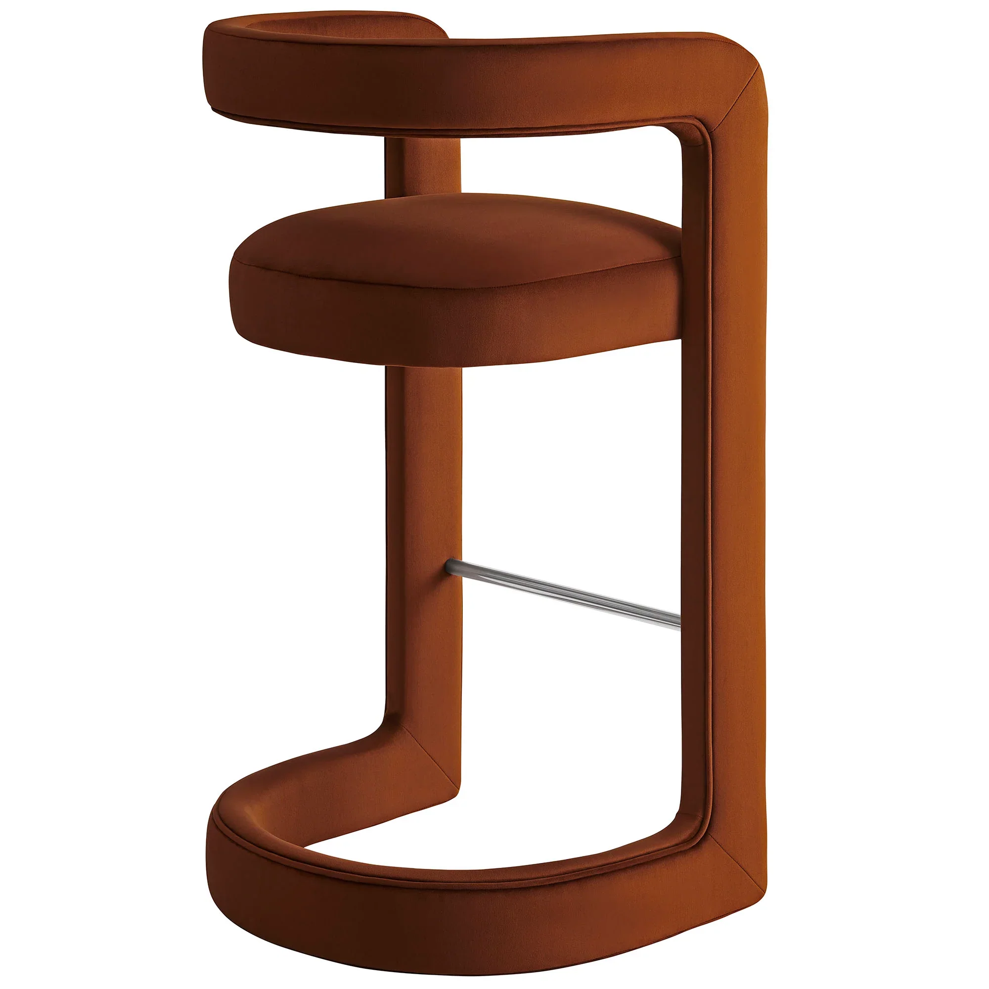 Winslow Performance Velvet Bar Stool - Image 32