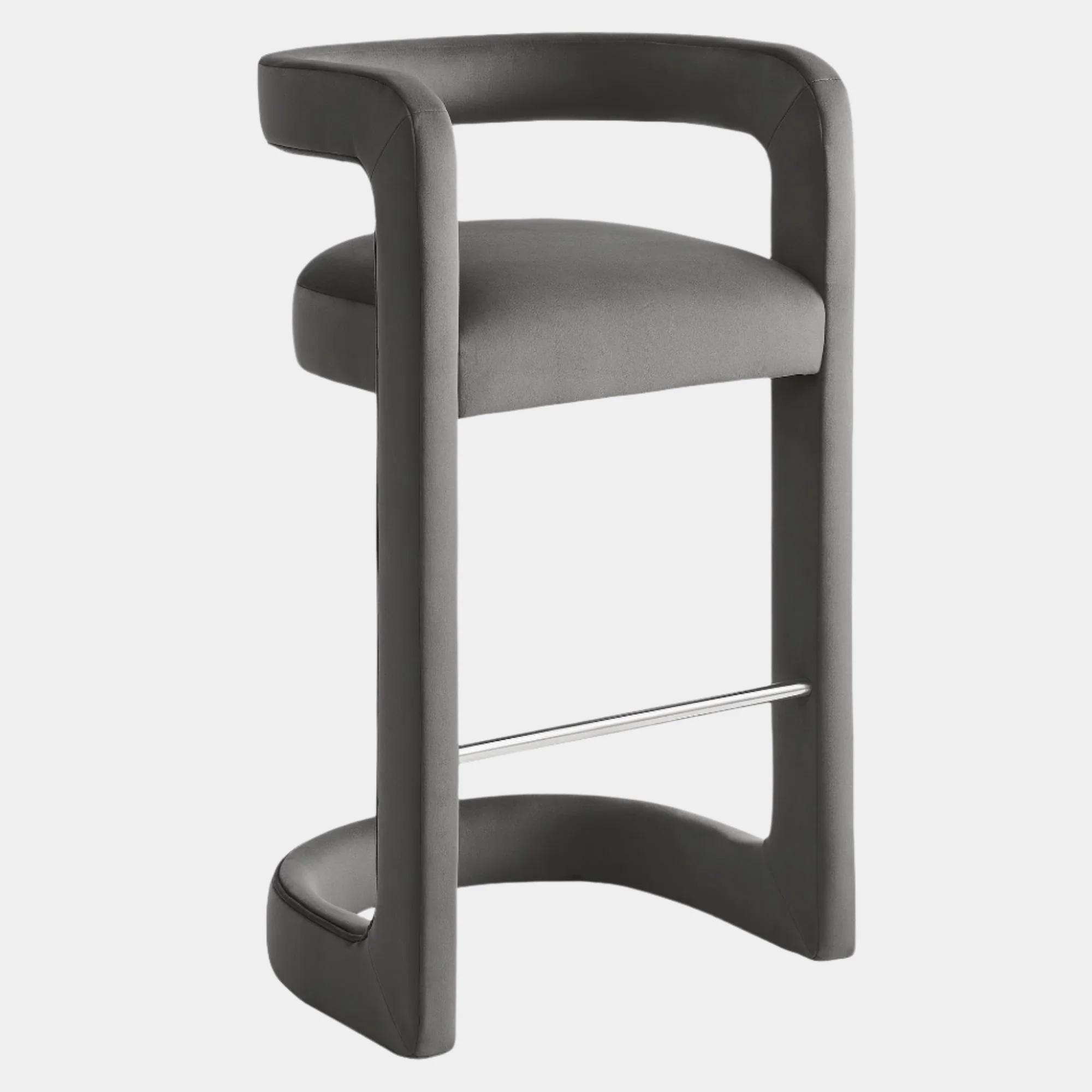 Winslow Performance Velvet Bar Stool - Image 37