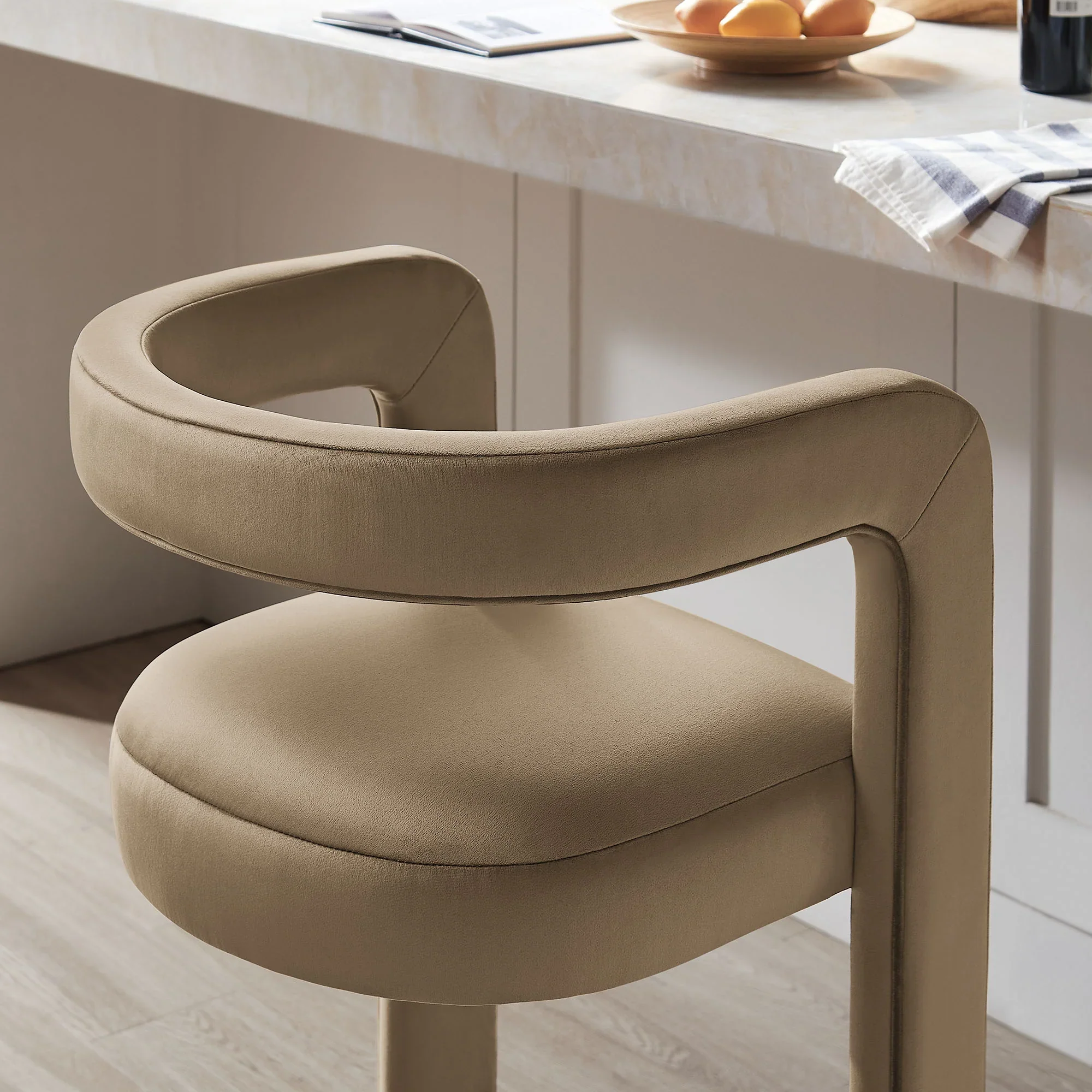 Winslow Performance Velvet Bar Stool - Image 48