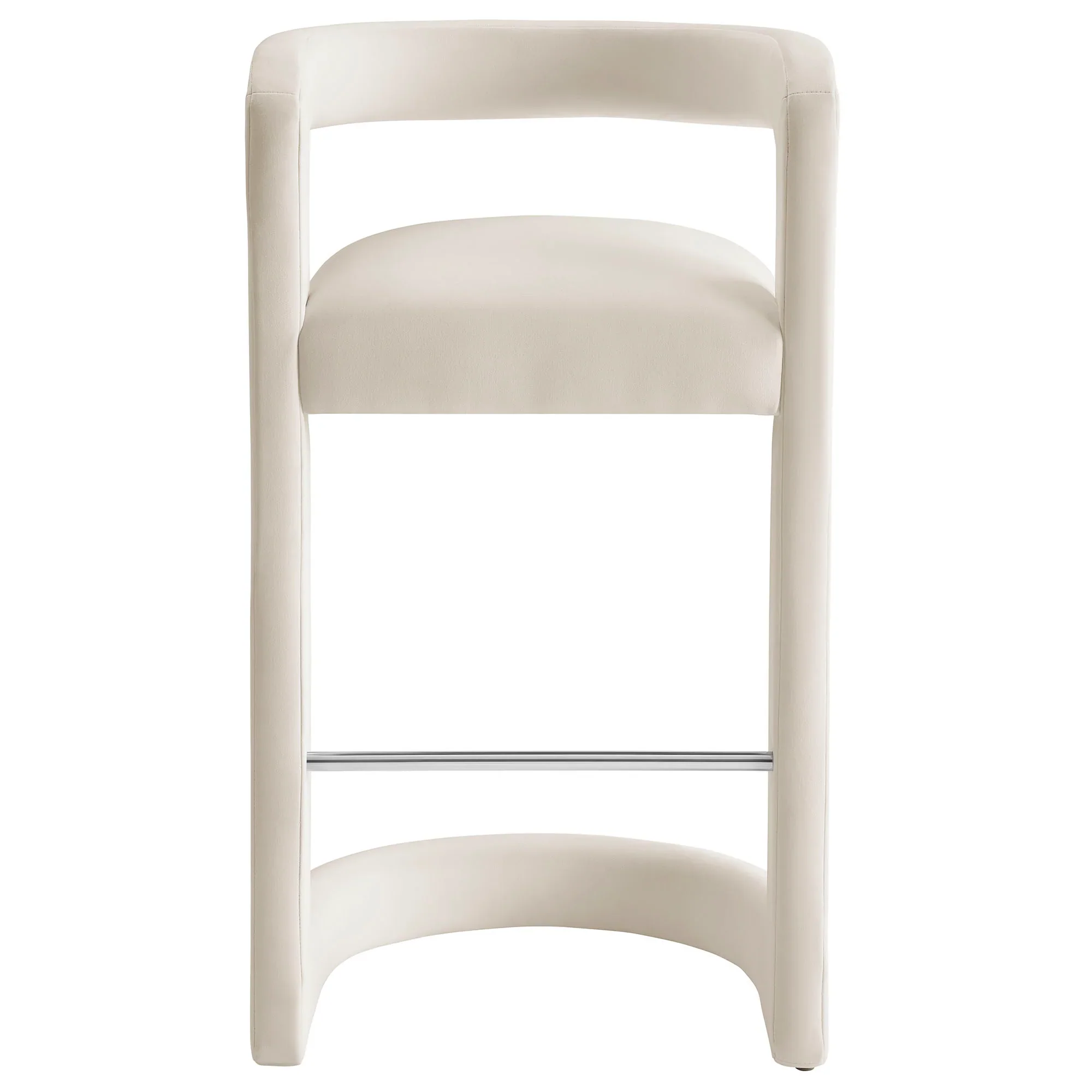 Winslow Performance Velvet Bar Stool - Image 6