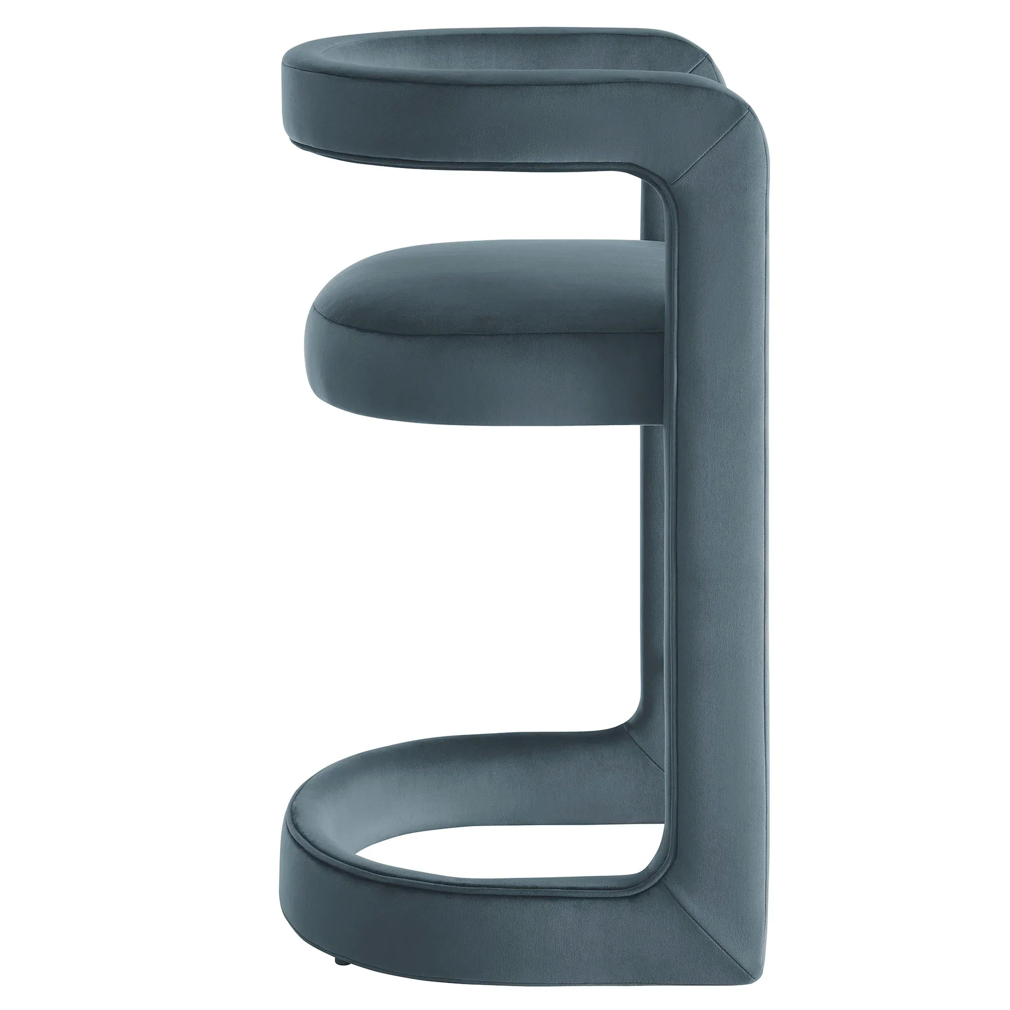 Winslow Performance Velvet Counter Stool - Image 13